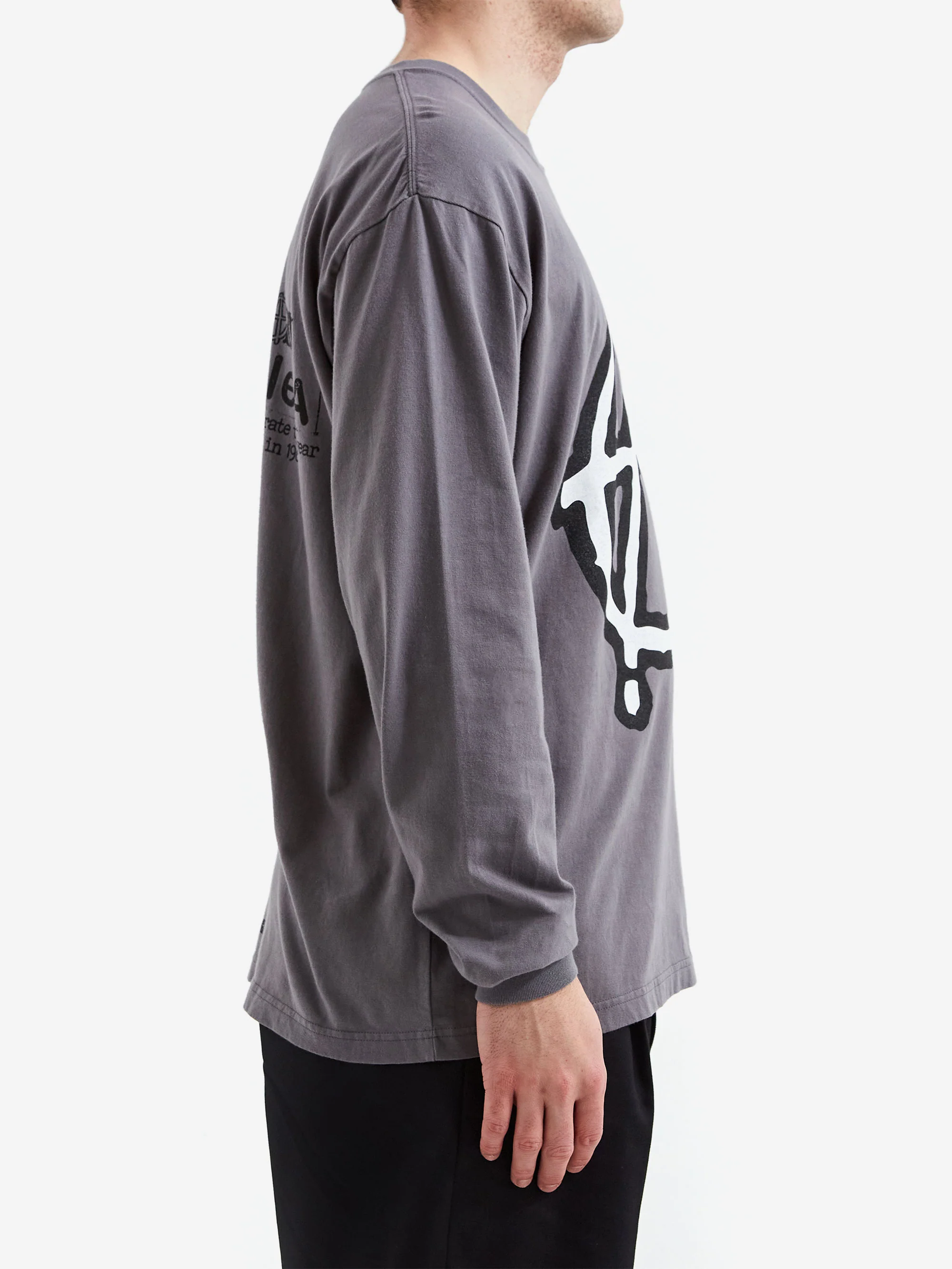 Neighborhood x Anarchic Adjustment Tee Long Sleeve - Grey - Image 5