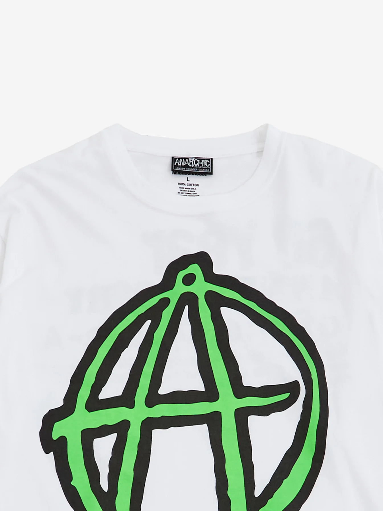 Neighborhood x Anarchic Adjustment Tee Long Sleeve - White - Image 3