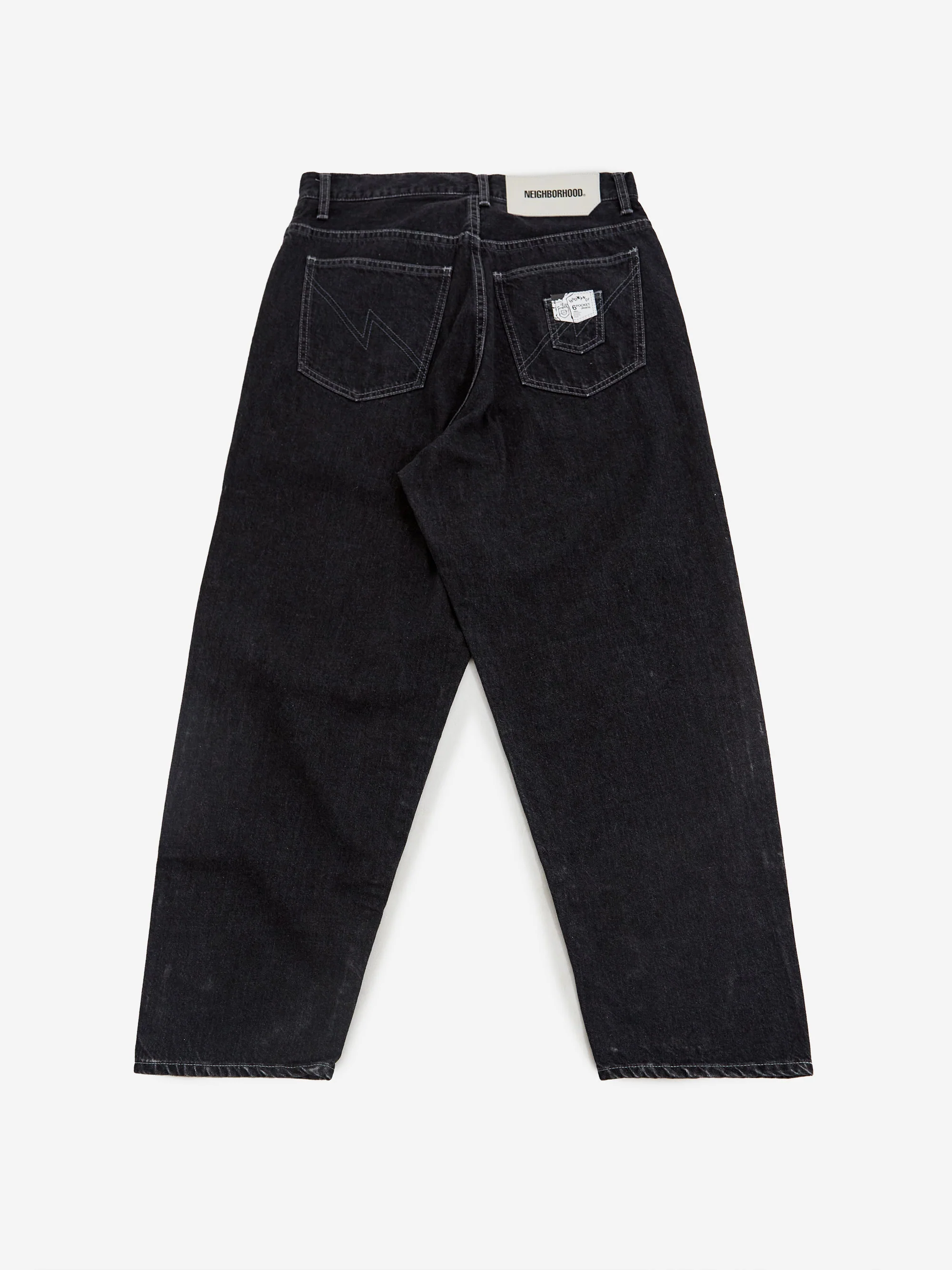 Neighborhood x Phingerin 6PK Denim Pants - Black - Image 4