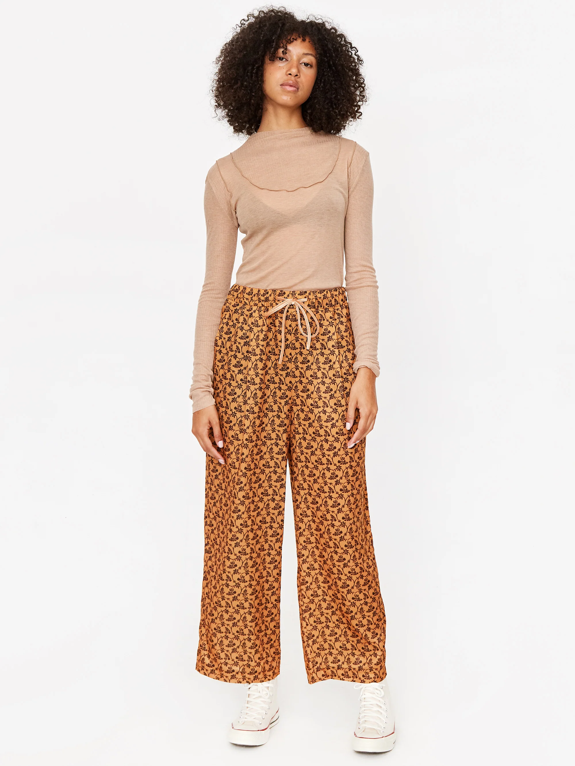 Neul Layered Illusion Longsleeve T-Shirt - Hazelnut - Image 3