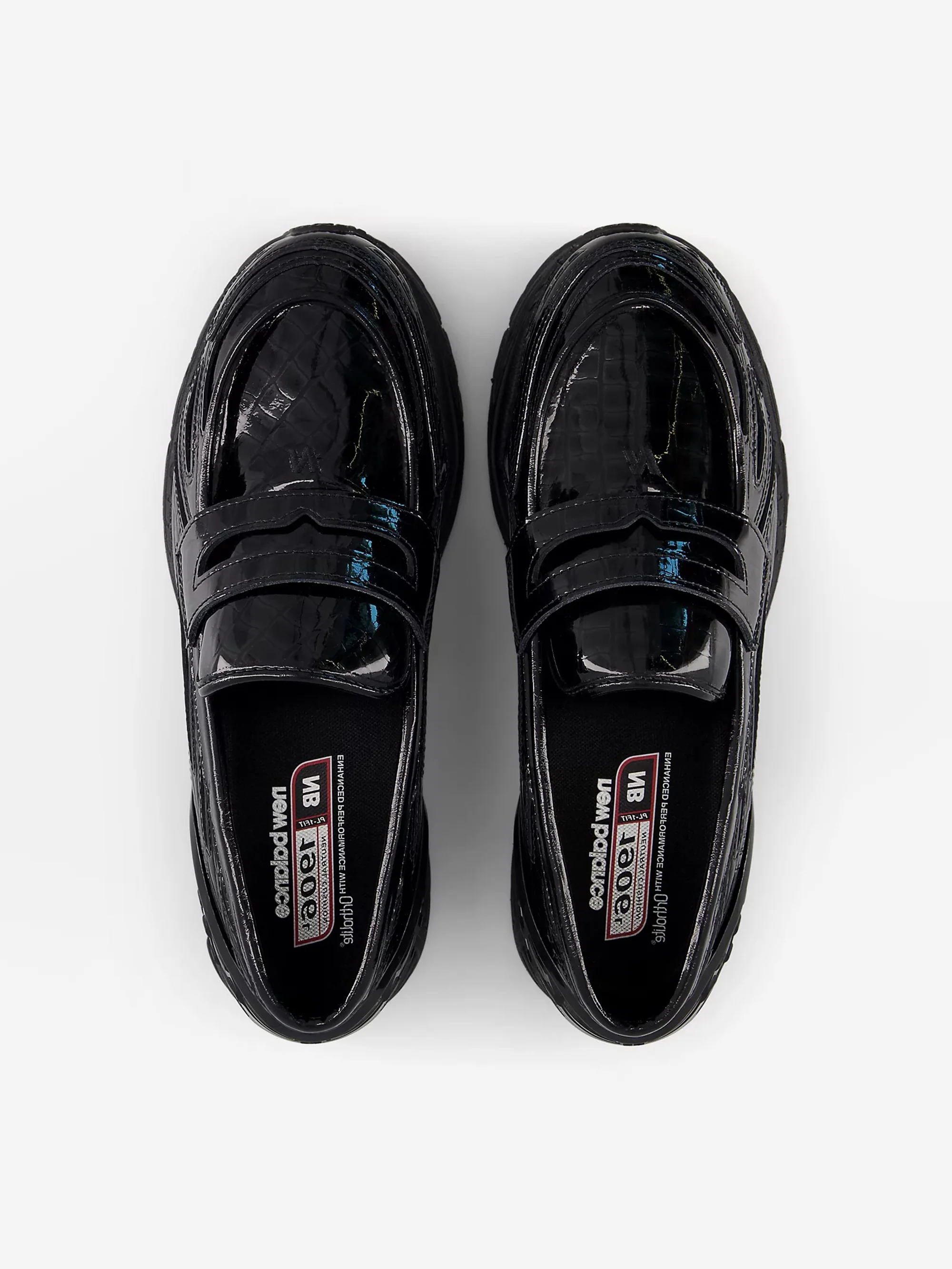 New Balance 1906L Loafer - Black Croc - Image 6