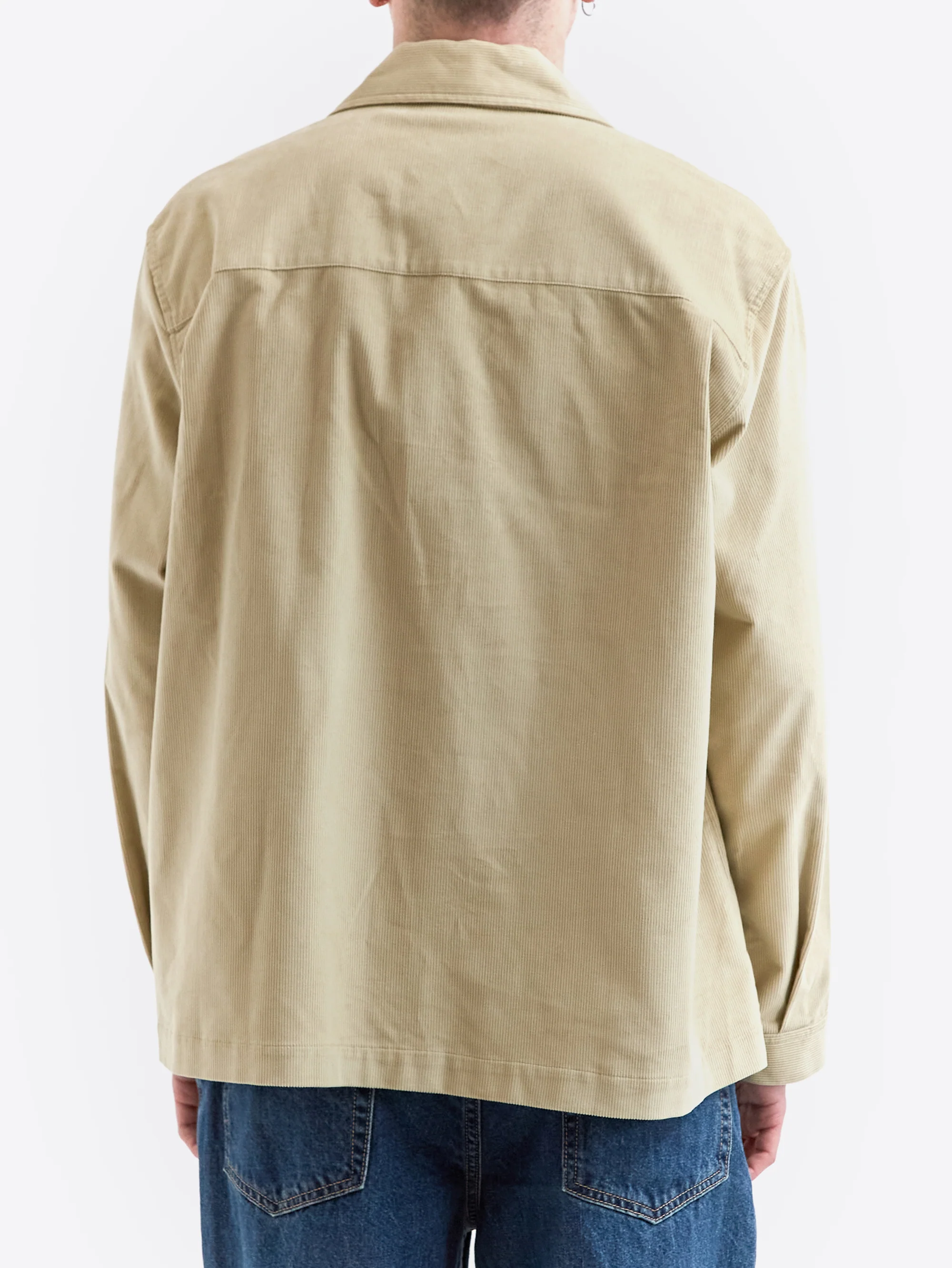 Nicholas Daley Classic Two Pocket Shirt - Beige - Image 6