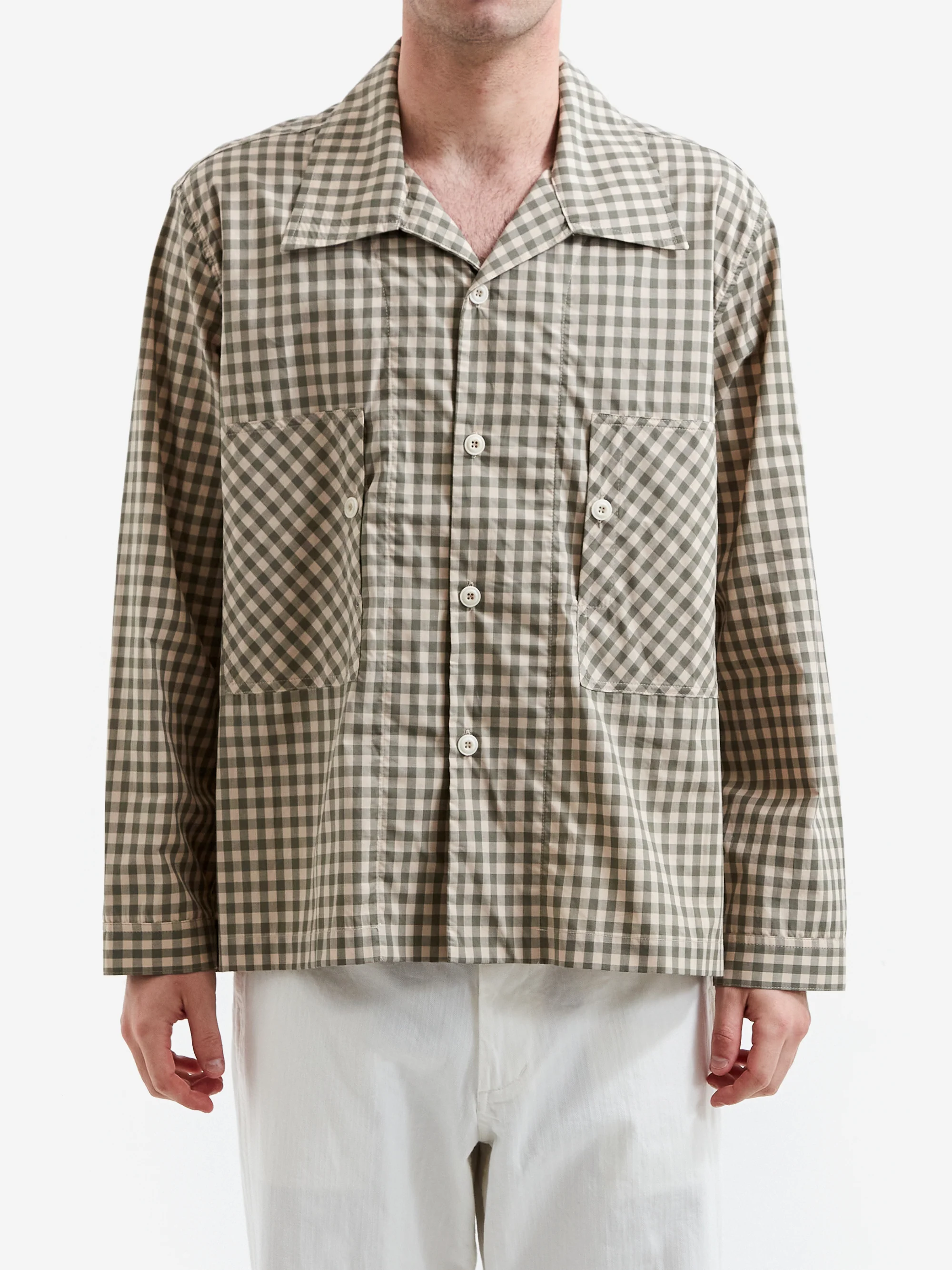 Nicholas Daley Classic Two Pocket Shirt - Green - Image 2