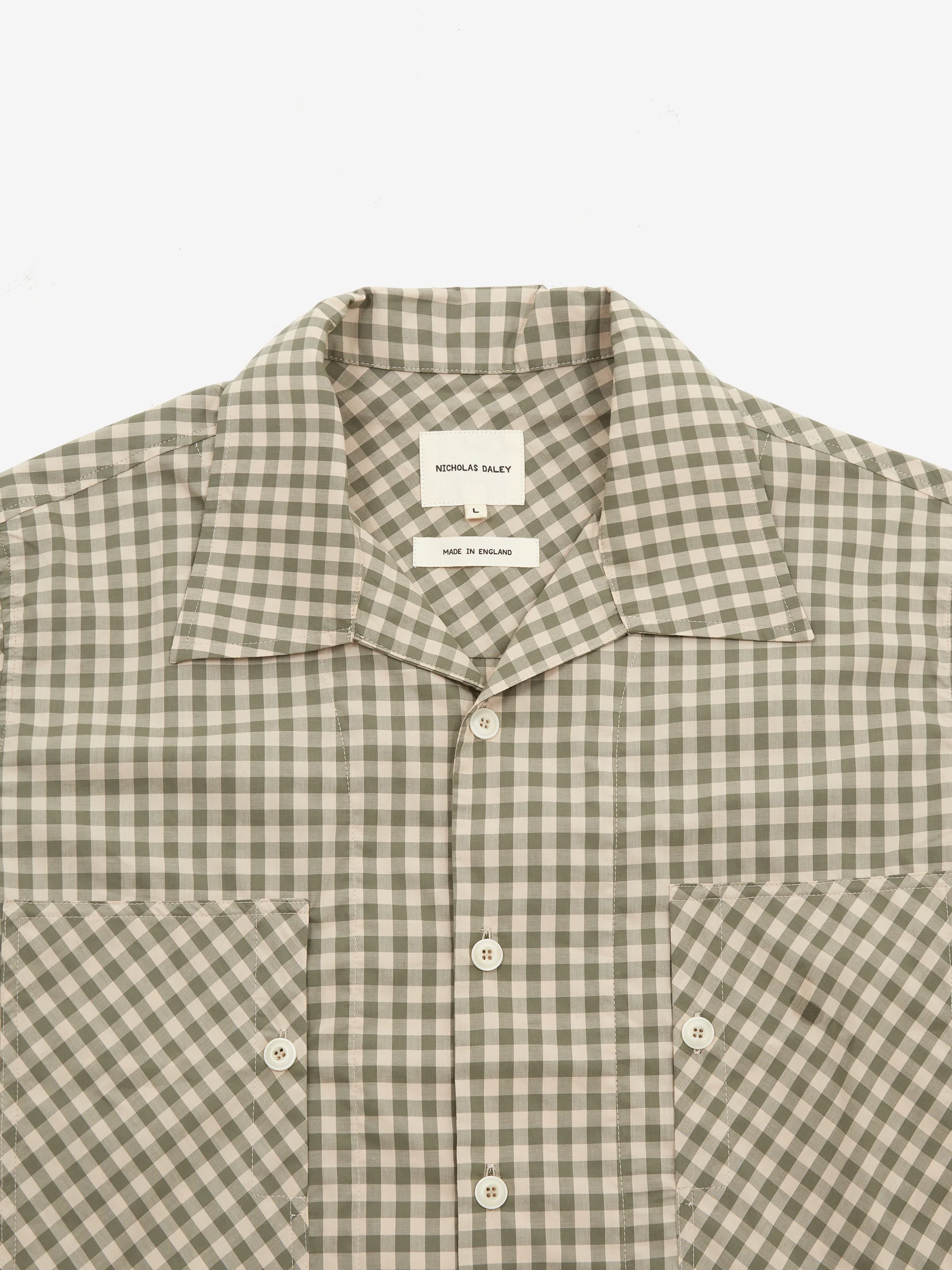 Nicholas Daley Classic Two Pocket Shirt - Green - Image 3