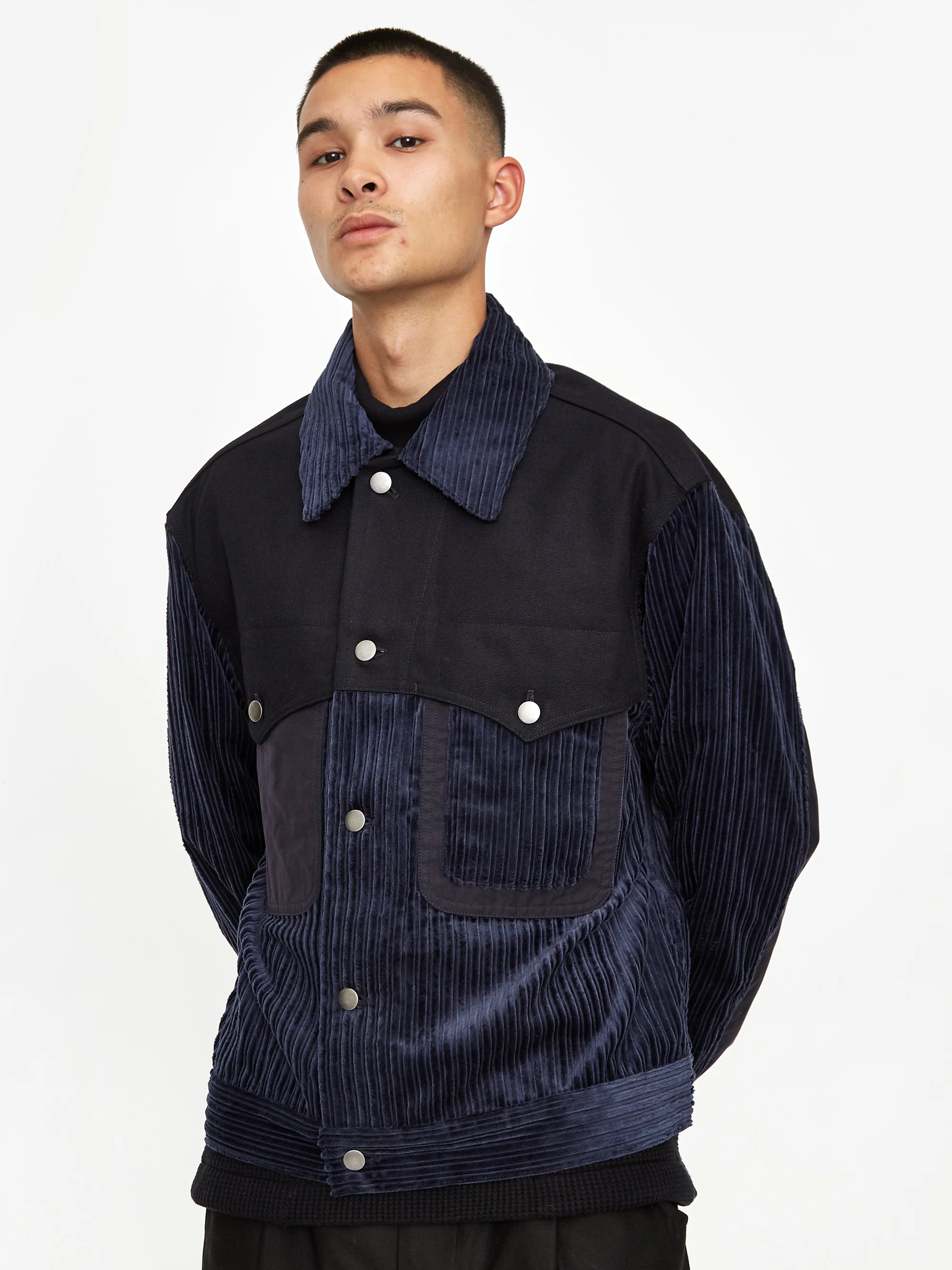 Nicholas Daley Curtis Jacket - Navy - Image 10