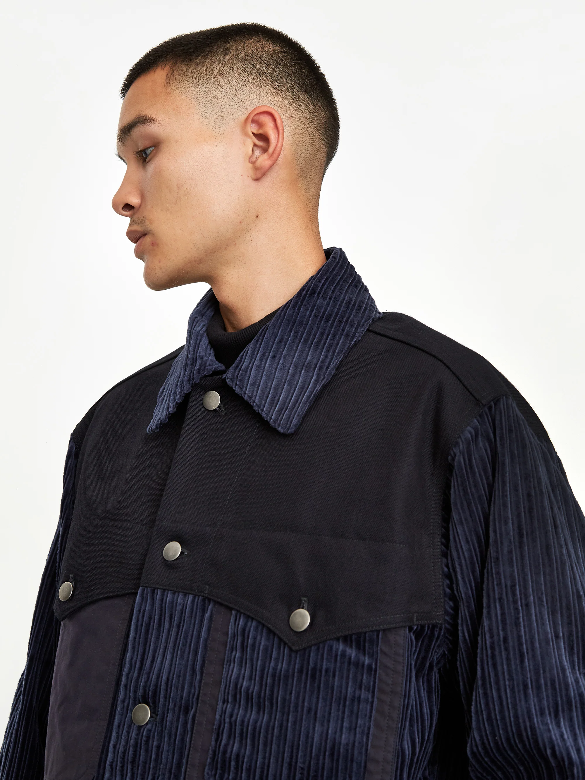 Nicholas Daley Curtis Jacket - Navy - Image 11