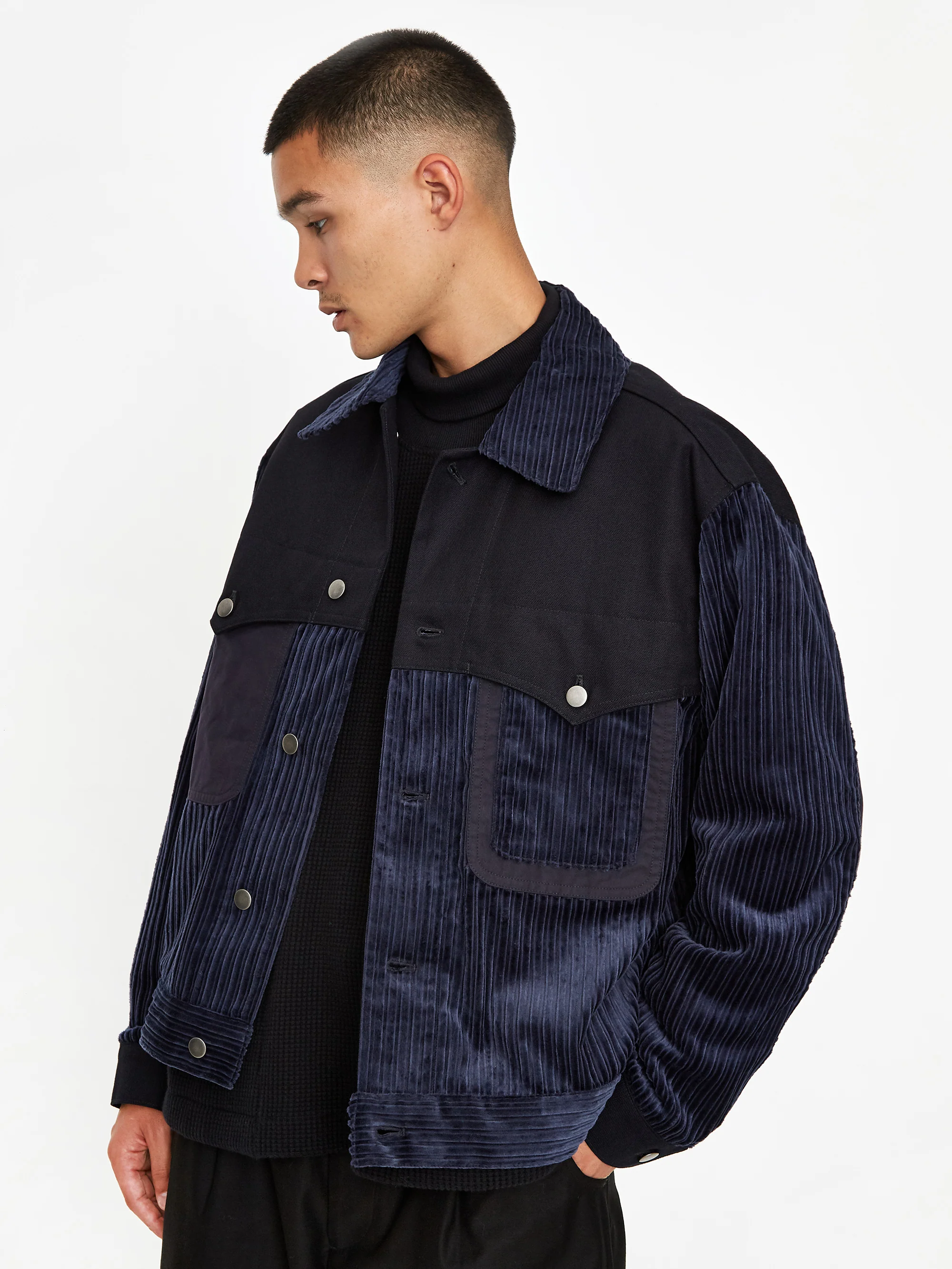 Nicholas Daley Curtis Jacket - Navy - Image 7