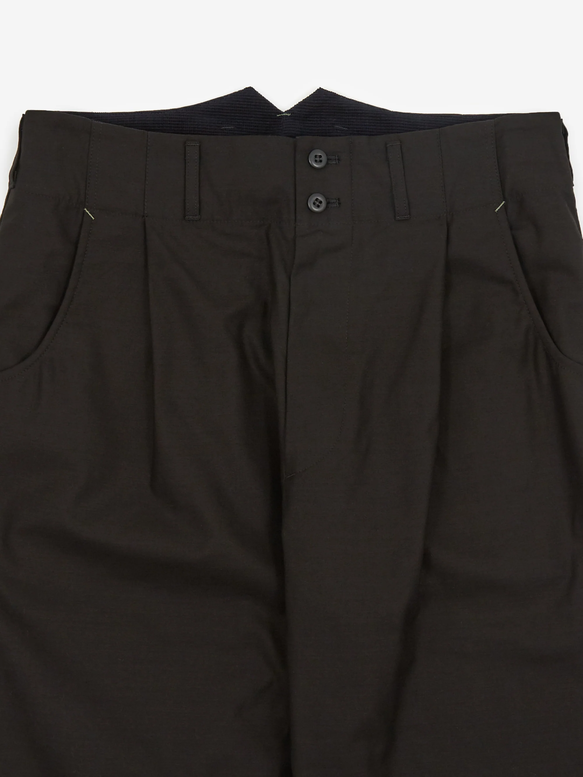 Nicholas Daley Pleated Trouser - Black - Image 3