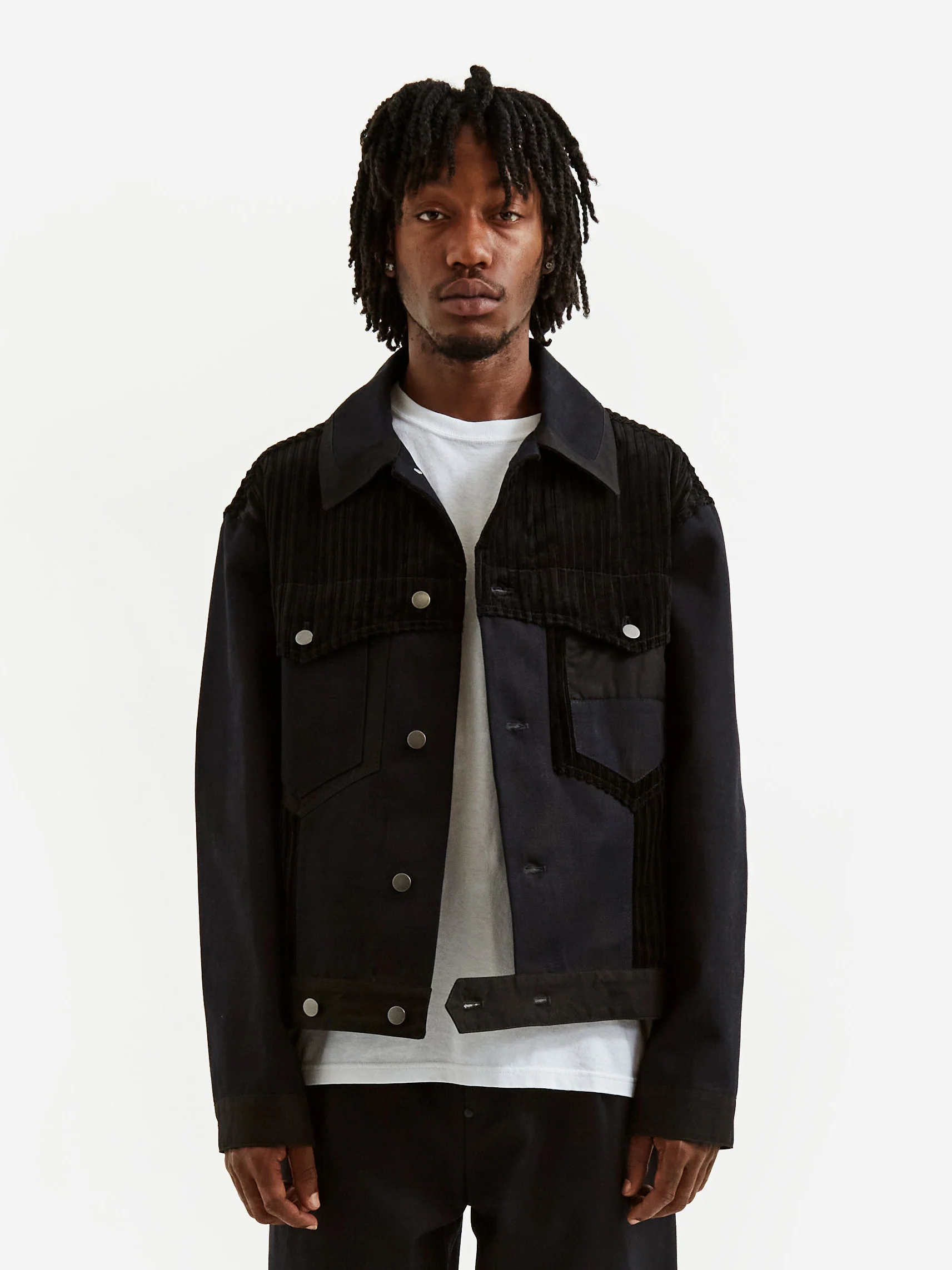 Nicholas Daley Stone Jacket - Indigo/Black - Image 6