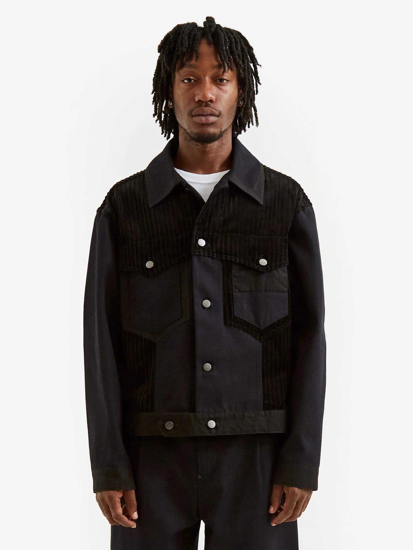 Nicholas Daley Stone Jacket - Indigo/Black - Image 7