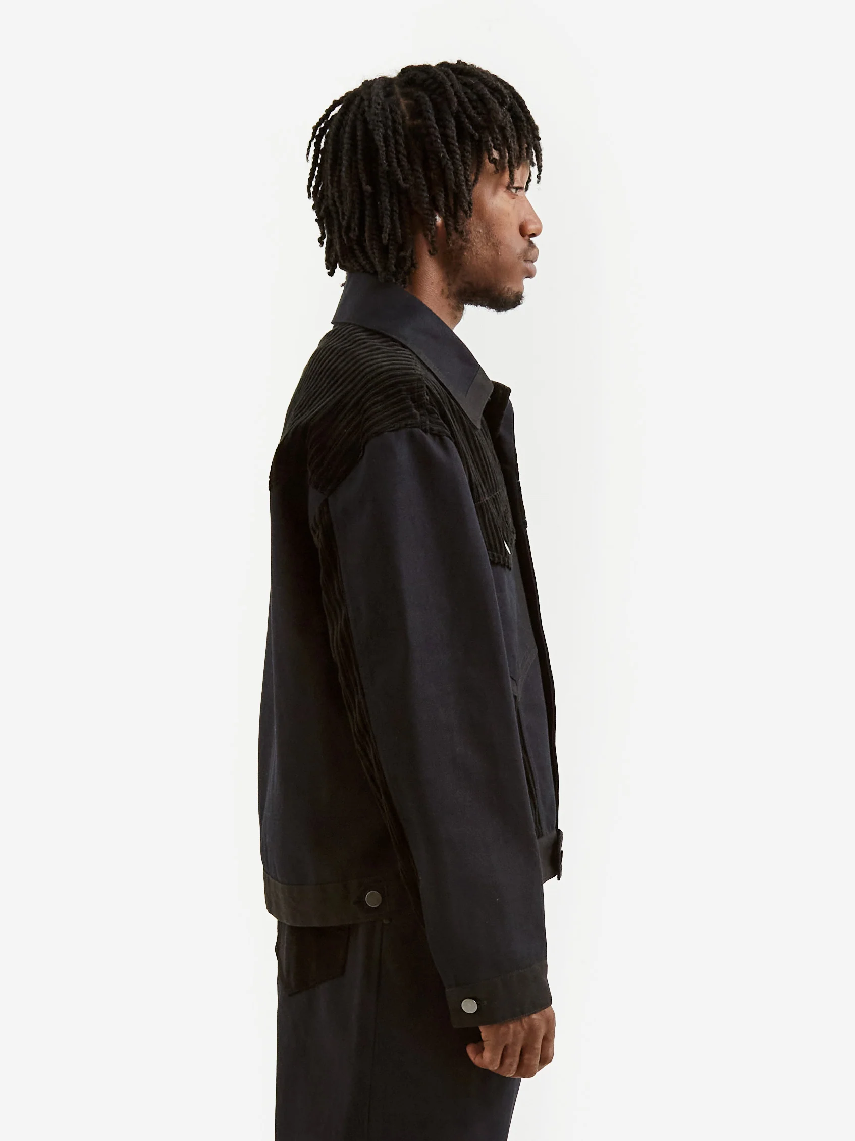 Nicholas Daley Stone Jacket - Indigo/Black - Image 8