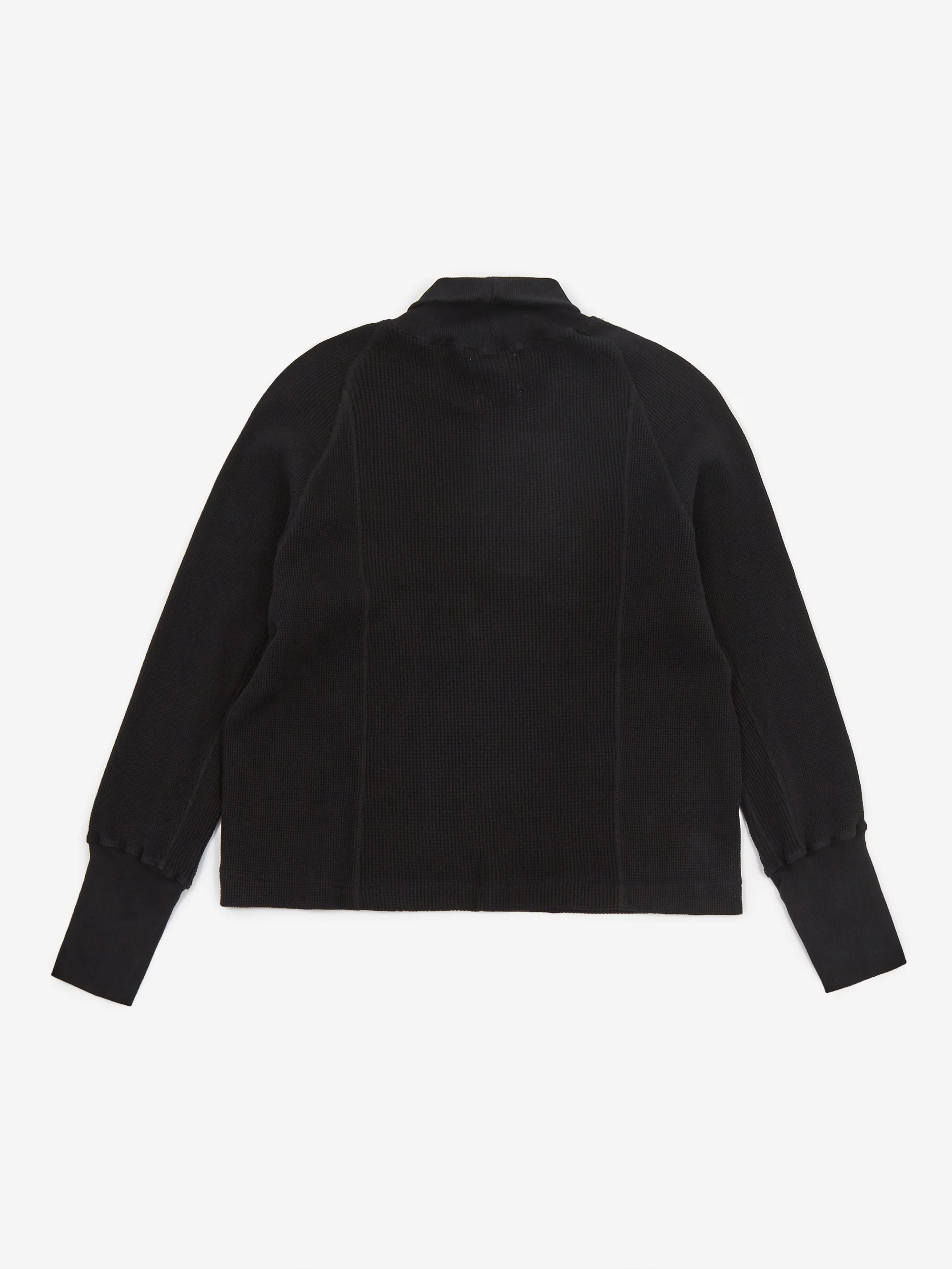 Nicholas Daley Waffle Roll Neck Top - Black - Image 5