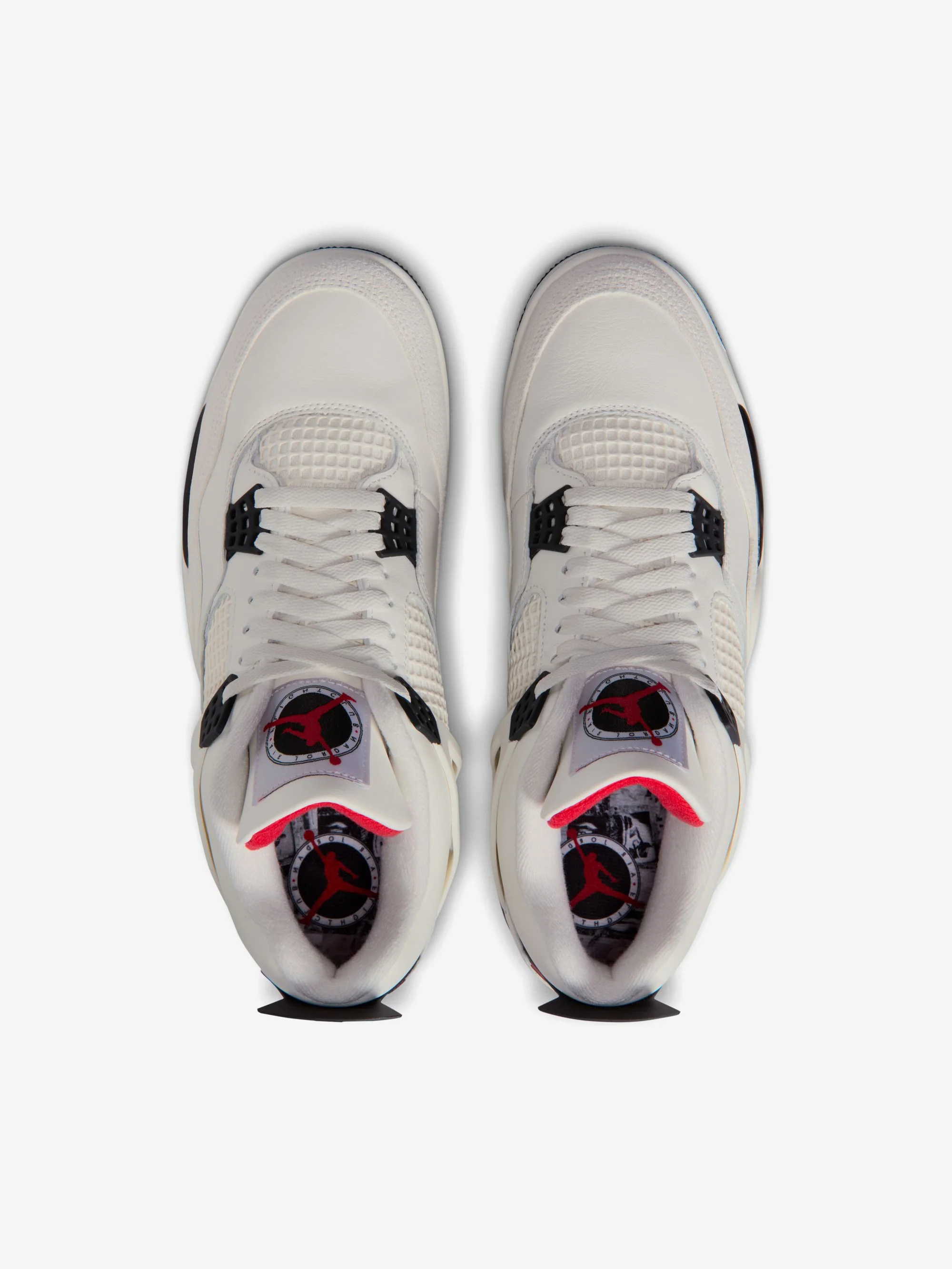Air Jordan 4 Retro 'Flight Club' - Sail/Black-University Red - Image 5