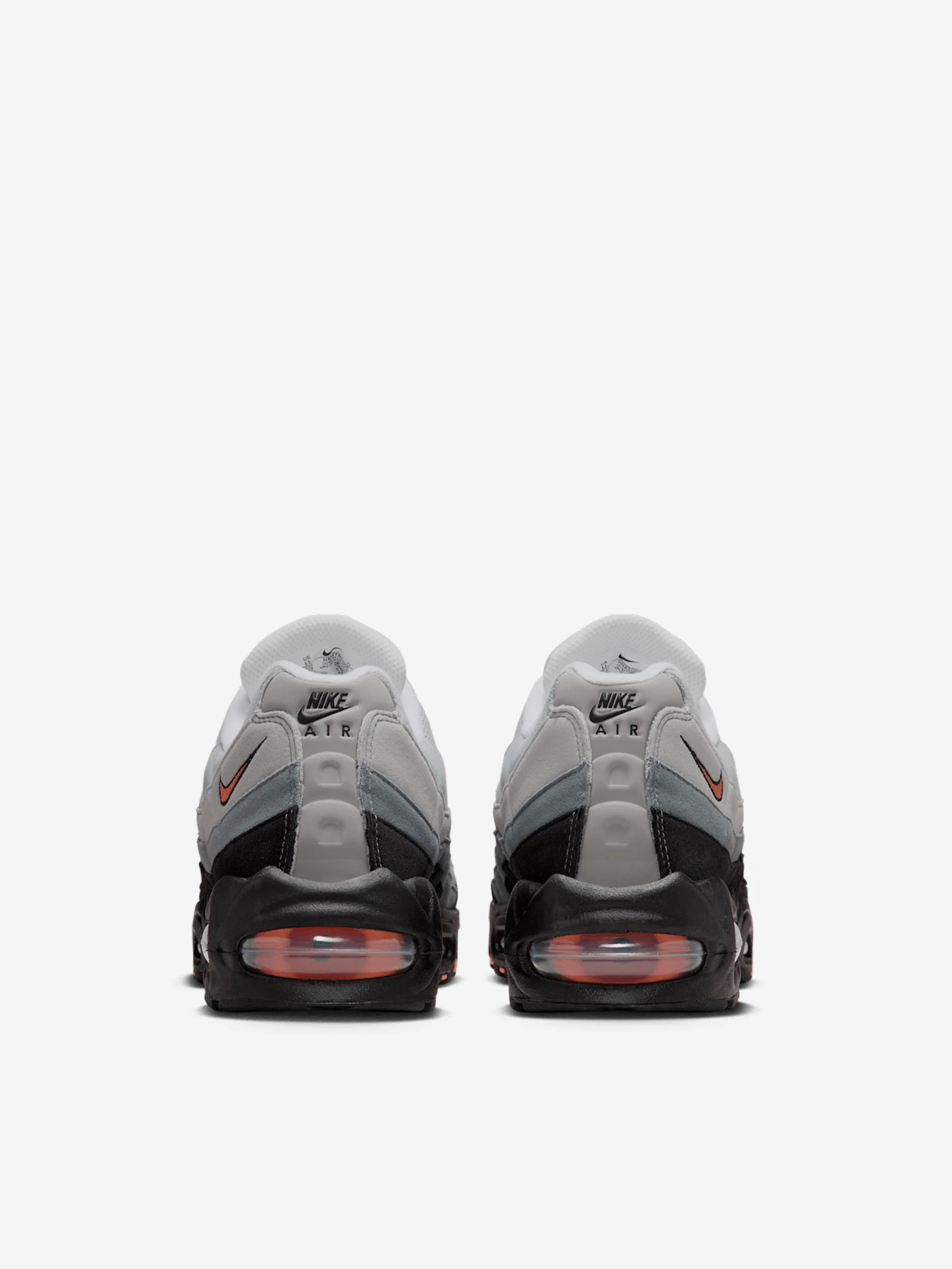 Nike Air Max 95 Big Bubble - Black/Bright Mandarin-Cool Grey-White - Image 5