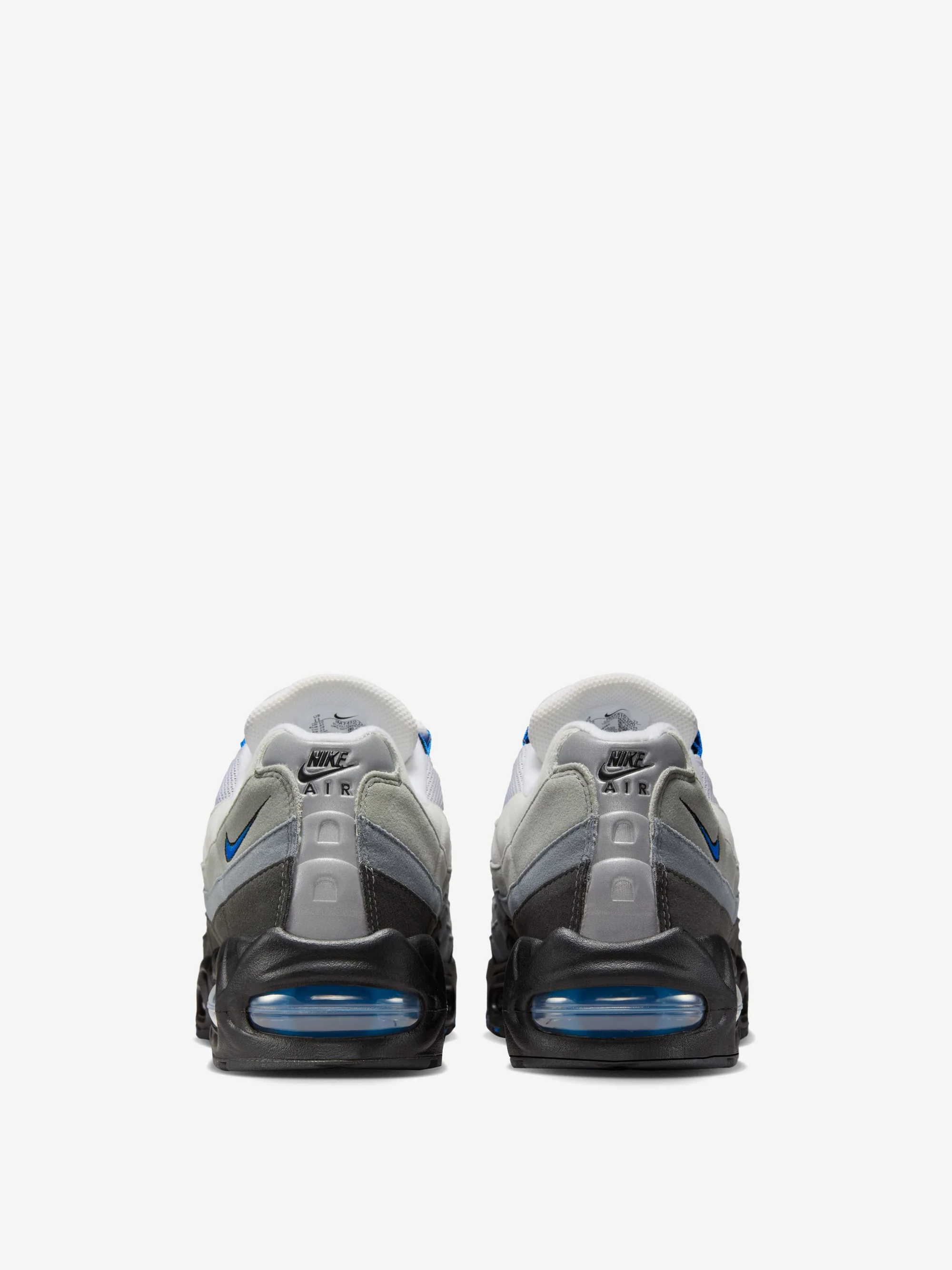 Nike Air Max 95 Big Bubble - White/Blue Spark-Neutral Grey-Medium Grey - Image 4