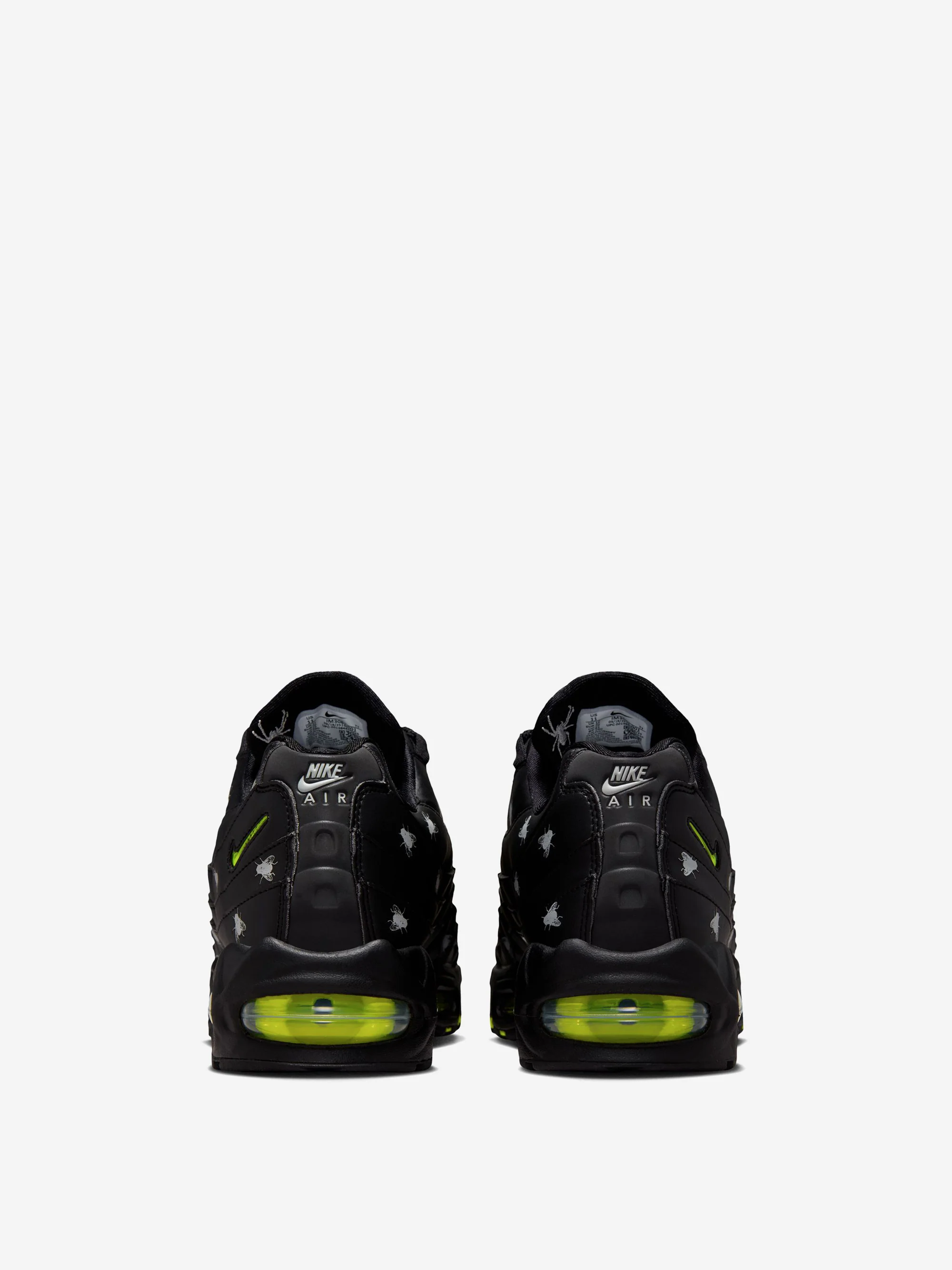 Nike Air Max 95 Halloween Houseflies - Black/Neon Yellow/Black/Metallic Dark Grey - Image 5
