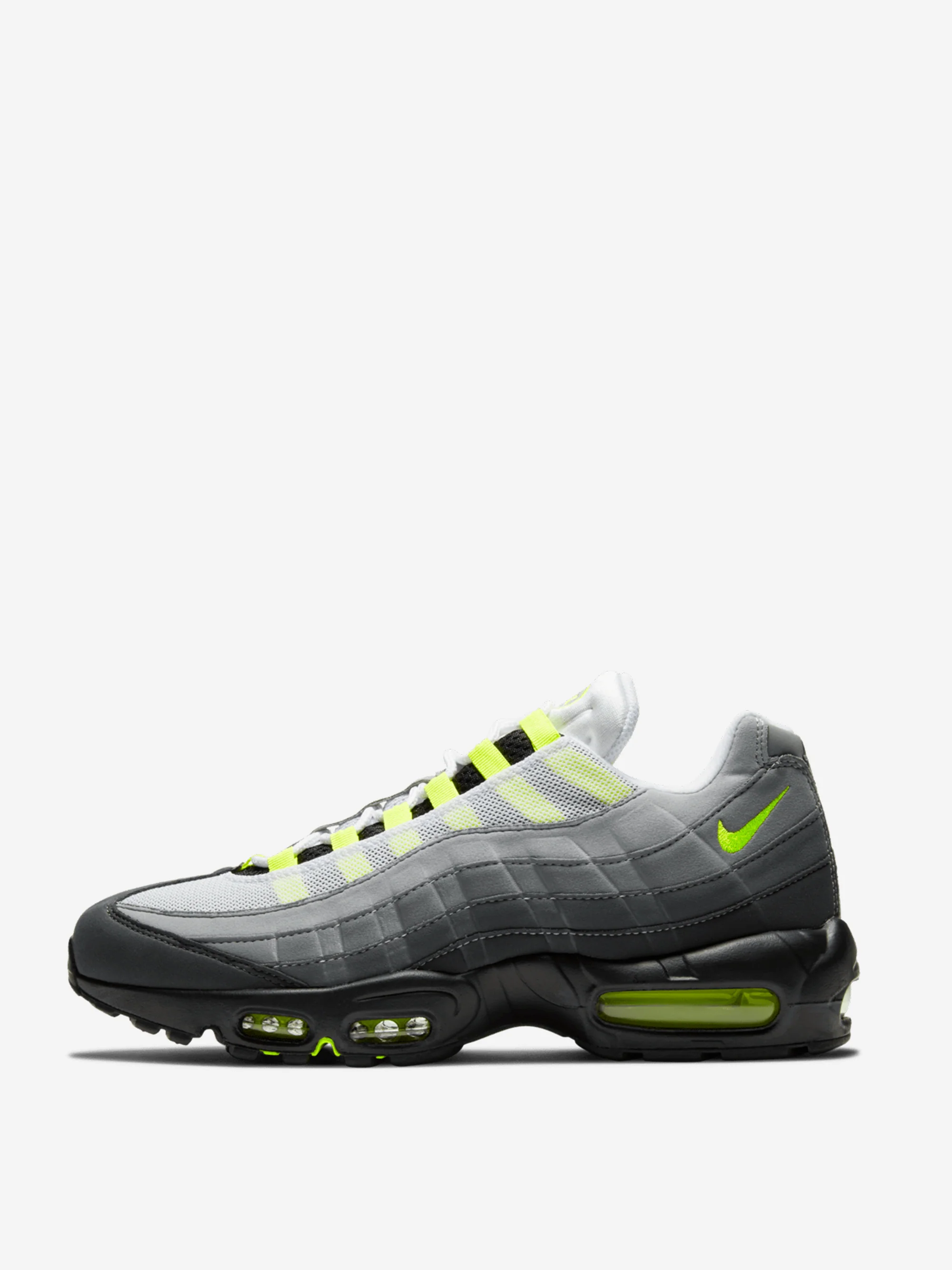 Nike Air Max 95 OG - Black/Neon Yellow-Cool Grey - Image 3