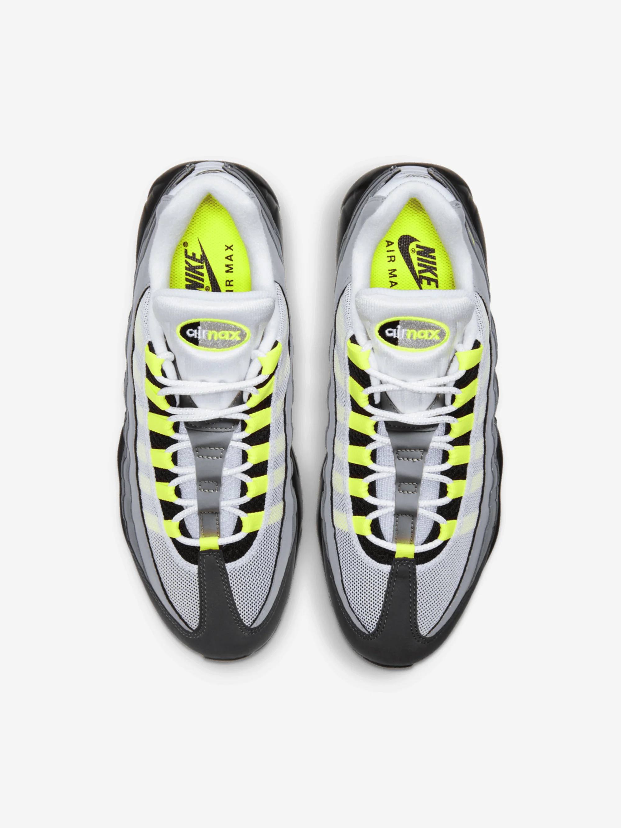Nike Air Max 95 OG - Black/Neon Yellow-Cool Grey - Image 6
