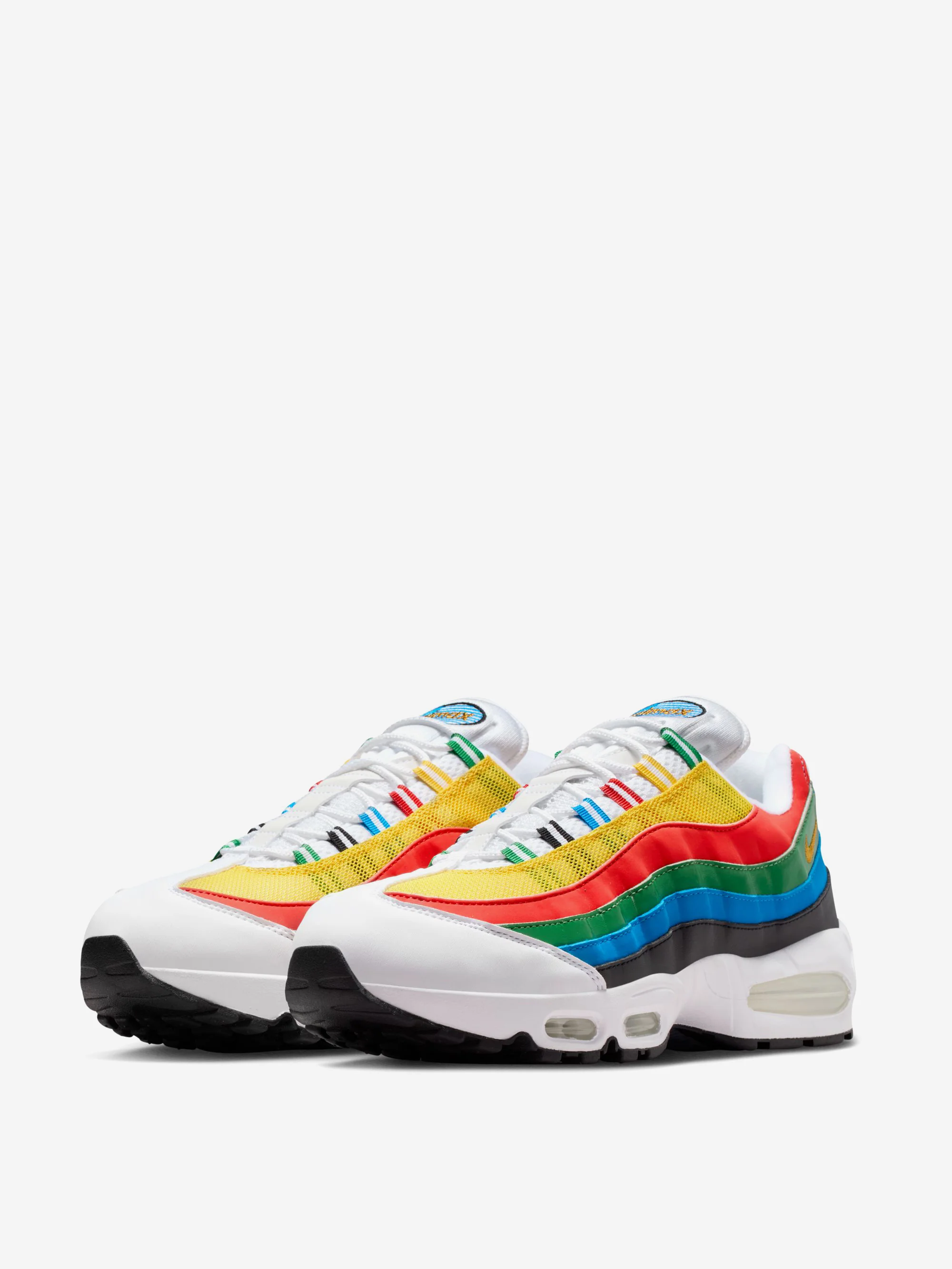 Nike Air Max 95 'Olympics' - White/Metallic Gold/Chile Red/Photo Blue/Classic Green - Image 2