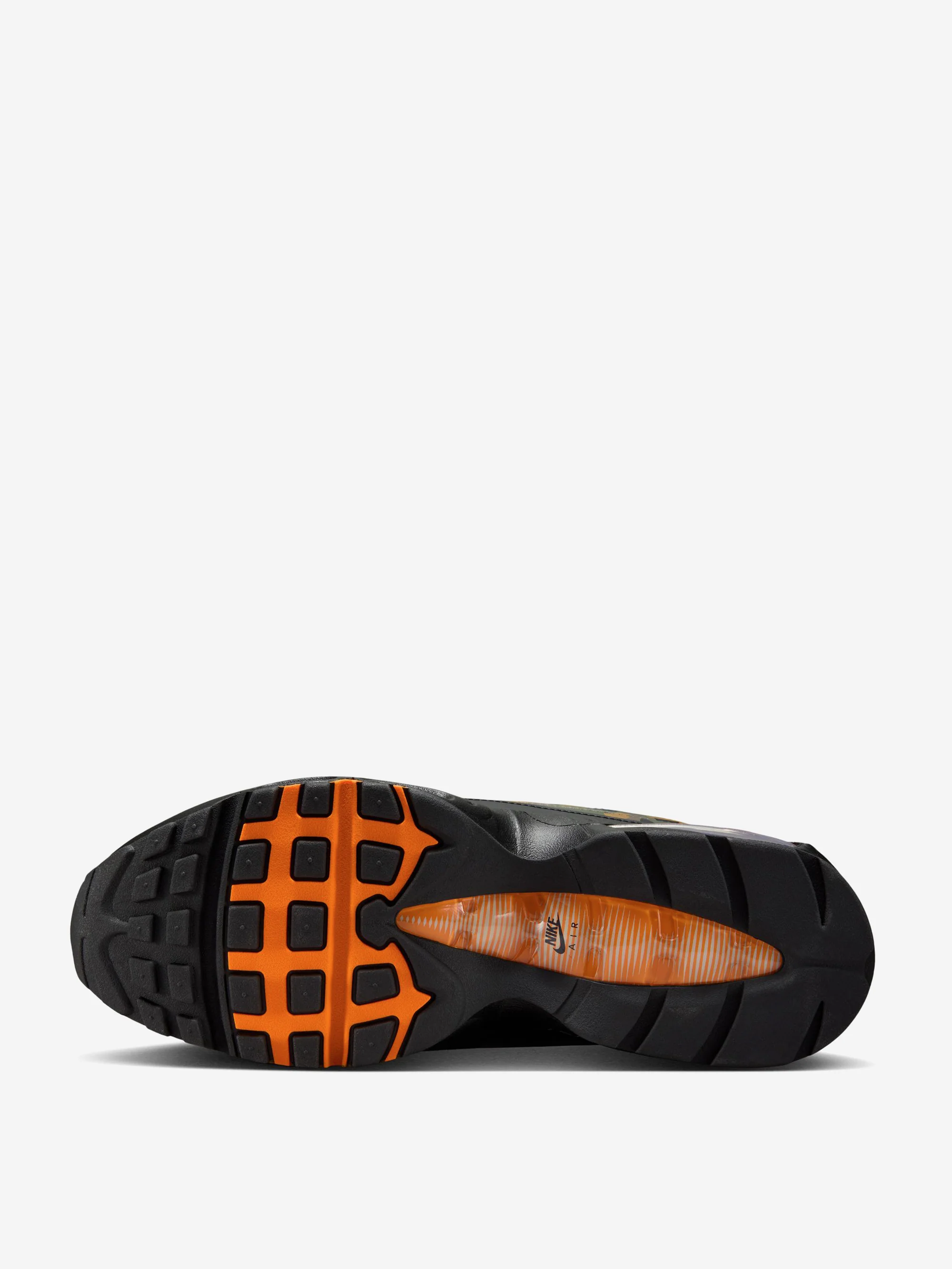 Nike Air Max 95 QS - Black/Safety Orange-Metallic Silver-Golden Beige-Cargo Khaki - Image 6