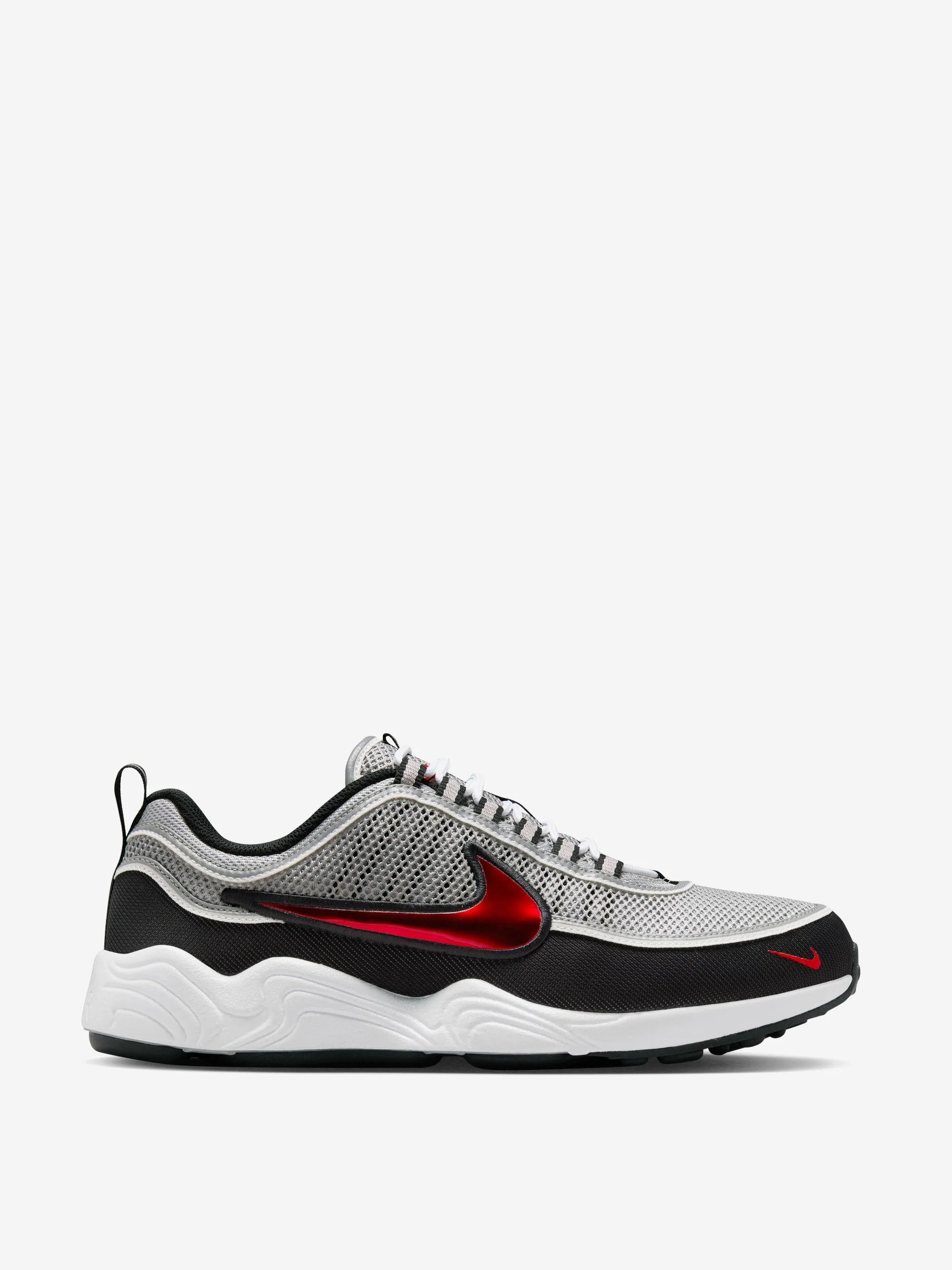 Nike Air Zoom Spiridon SP - Metallic Silver/Sport Red-Black-White