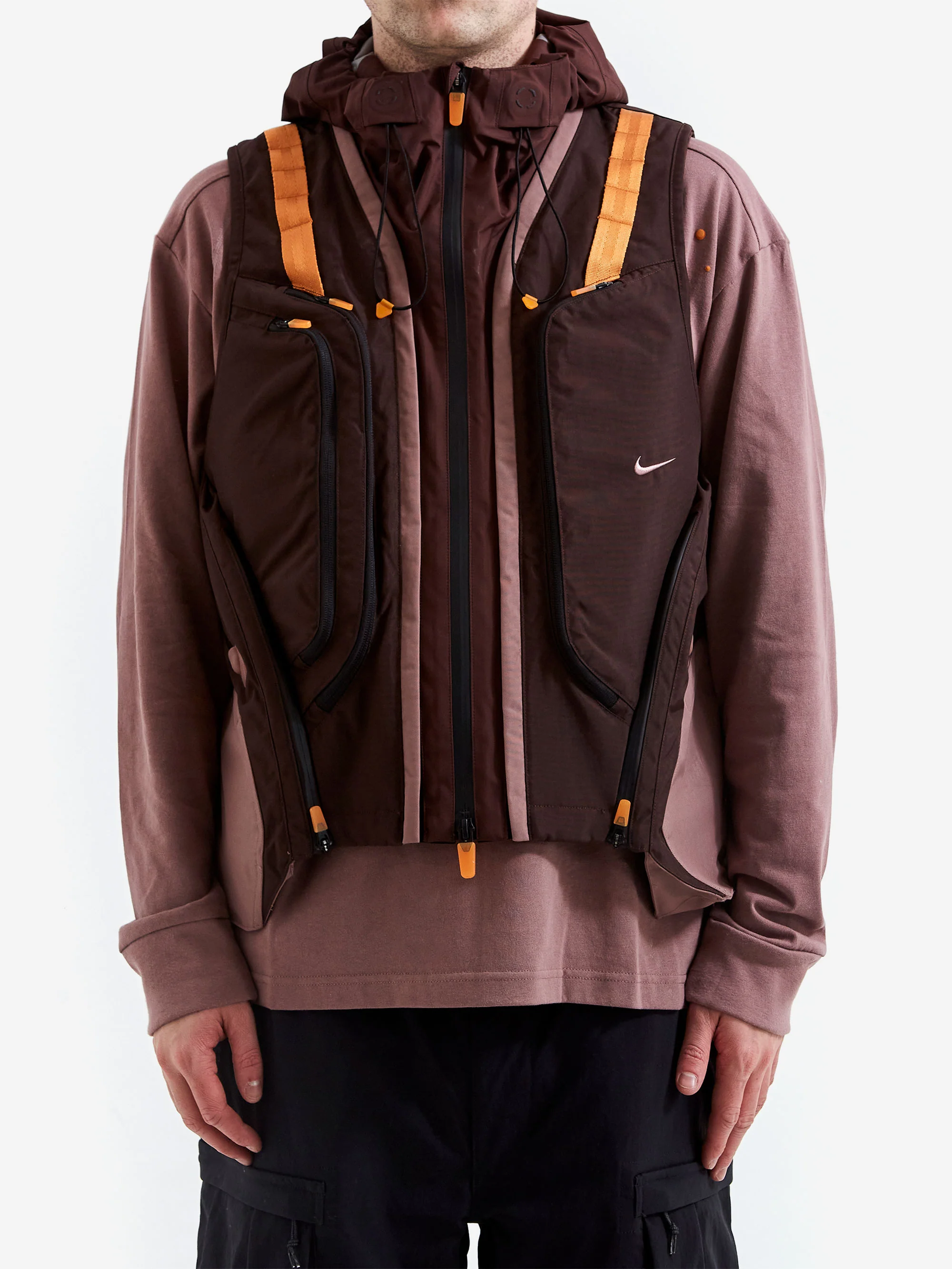 Nike ISPA Adapt Modular Vest - Earth/Smokey Mauve/Monarch - Image 3