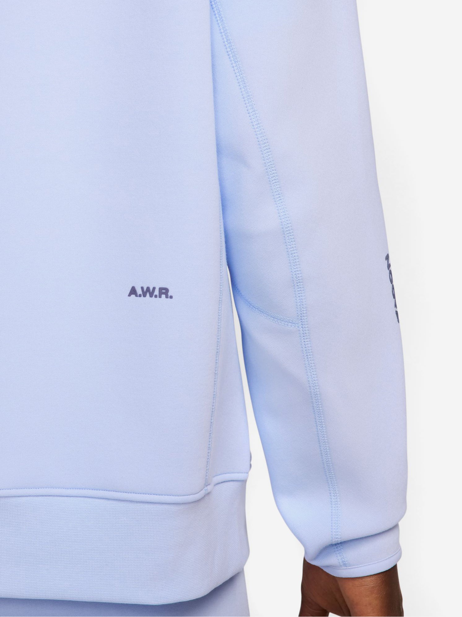 Nike Nocta Tech Fleece Crew - Palest Purple/Daybreak - Image 6