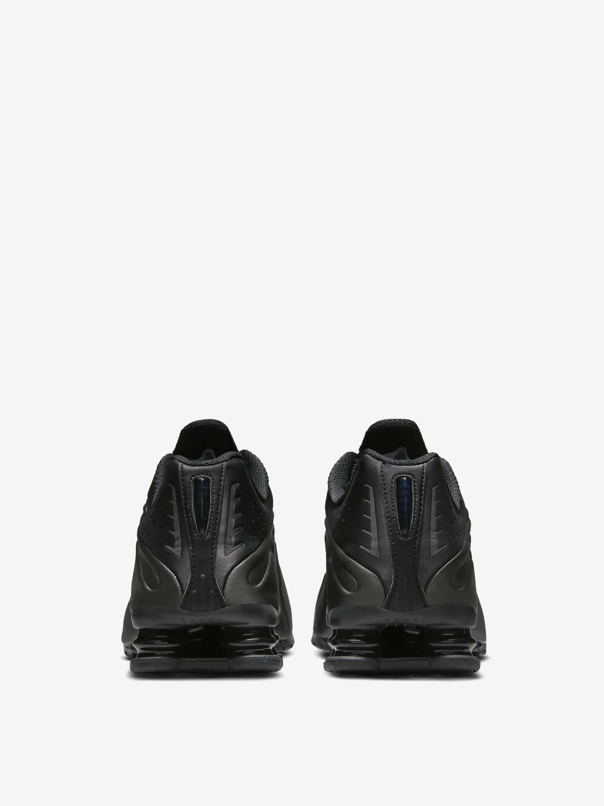 Nike Shox R4 - Black/Black-Bright Crimson - Image 3