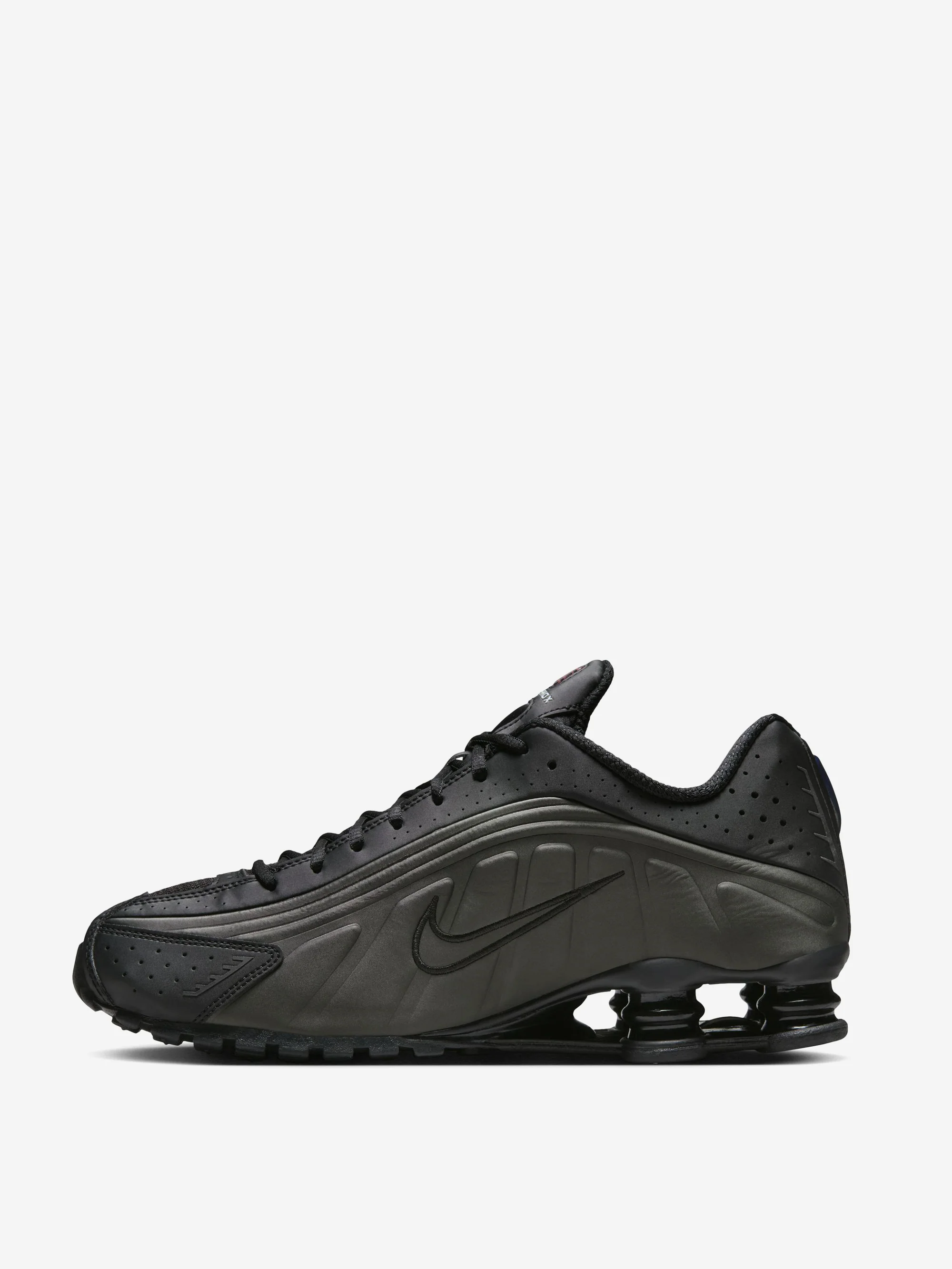 Nike Shox R4 - Black/Black-Bright Crimson - Image 4