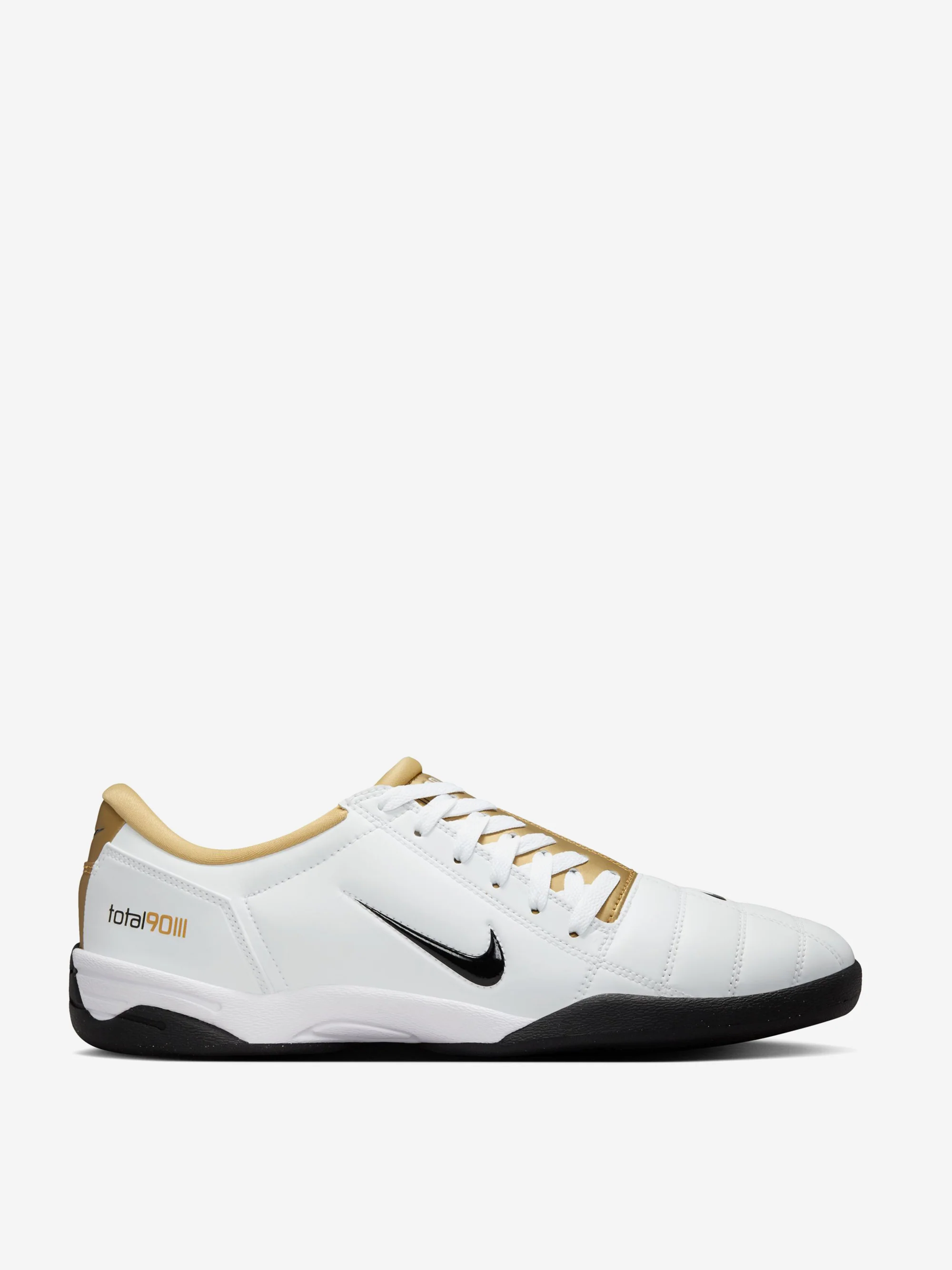 Nike T90 - White/Black-Metallic Gold