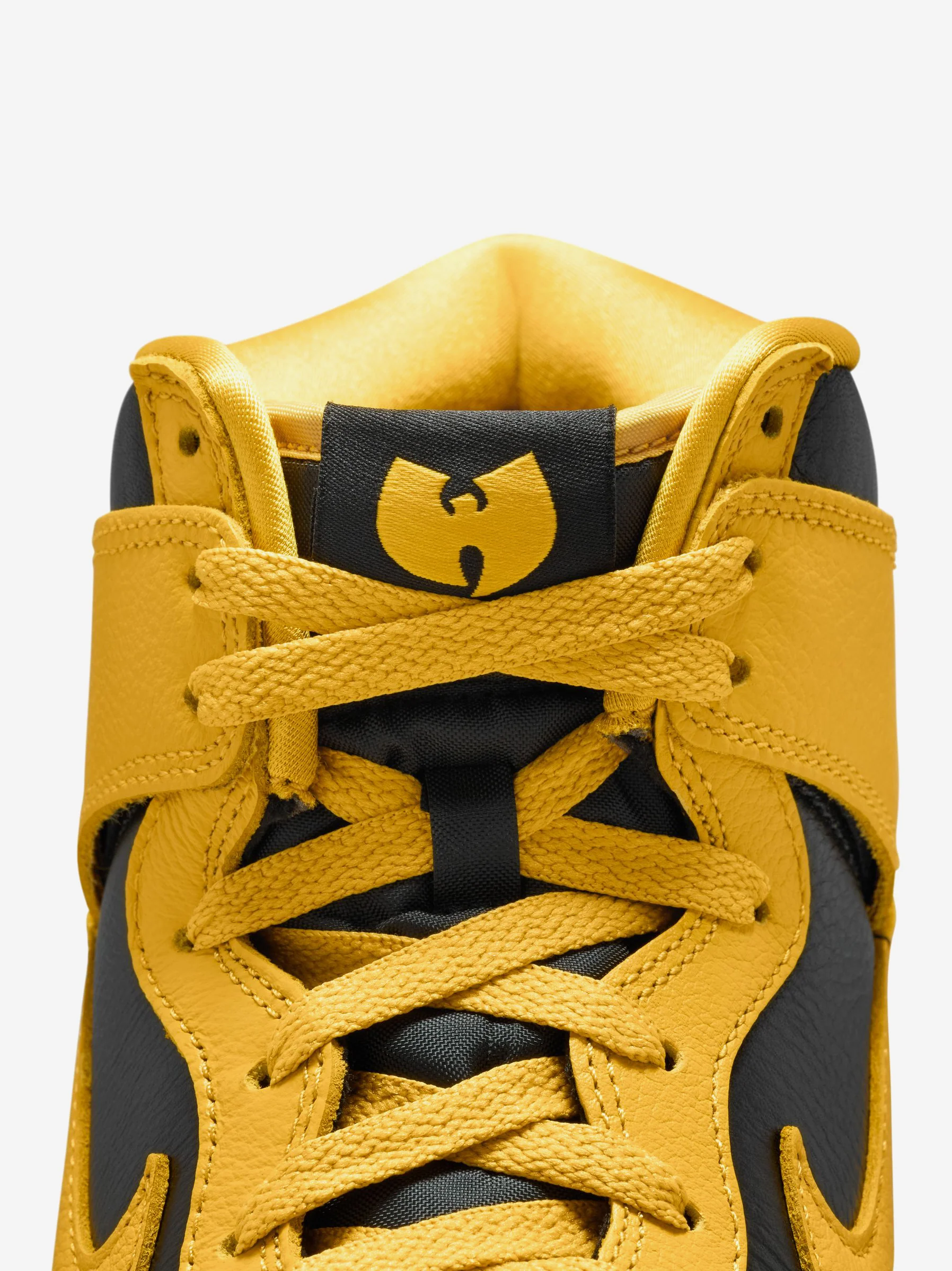 Nike Wu-Tang x Dunk High Retro Premium - Black/Pollen-White - Image 7