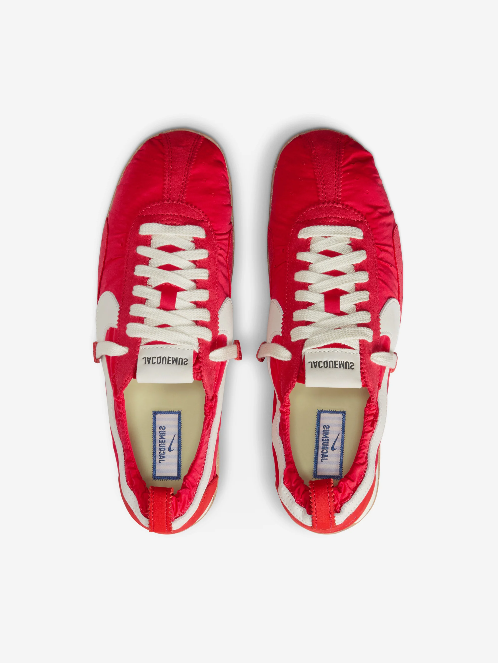 Nike x JACQUEMUS Moon Shoe SP W - UNIV RED/CASHMERE-BICYCLE YELLOW-GUM LT BROWN-STORMBLUE-HYDROGEN BLUE - Image 4