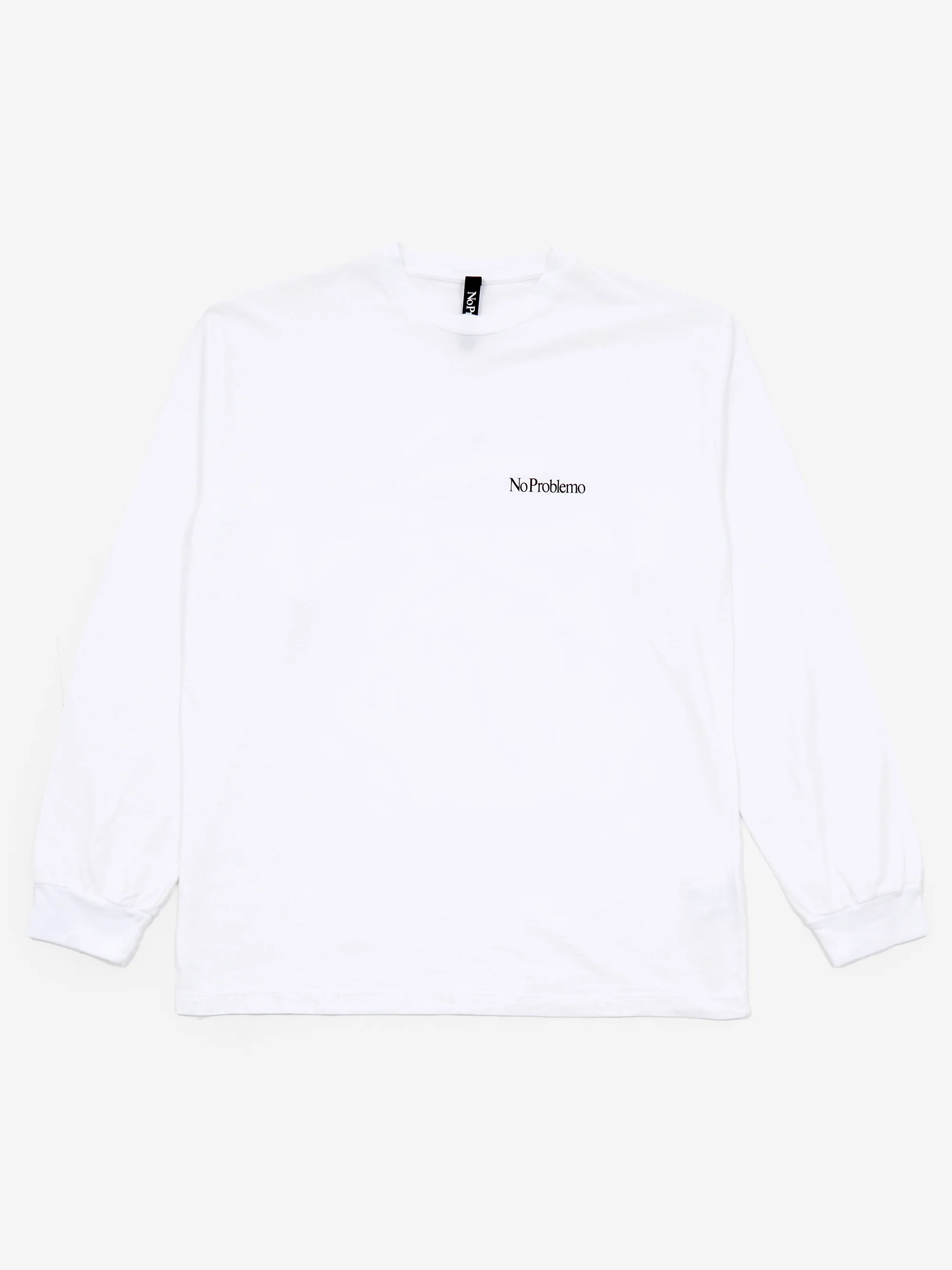 No Problem Mini Problemo Long-Sleeve T-Shirt - White