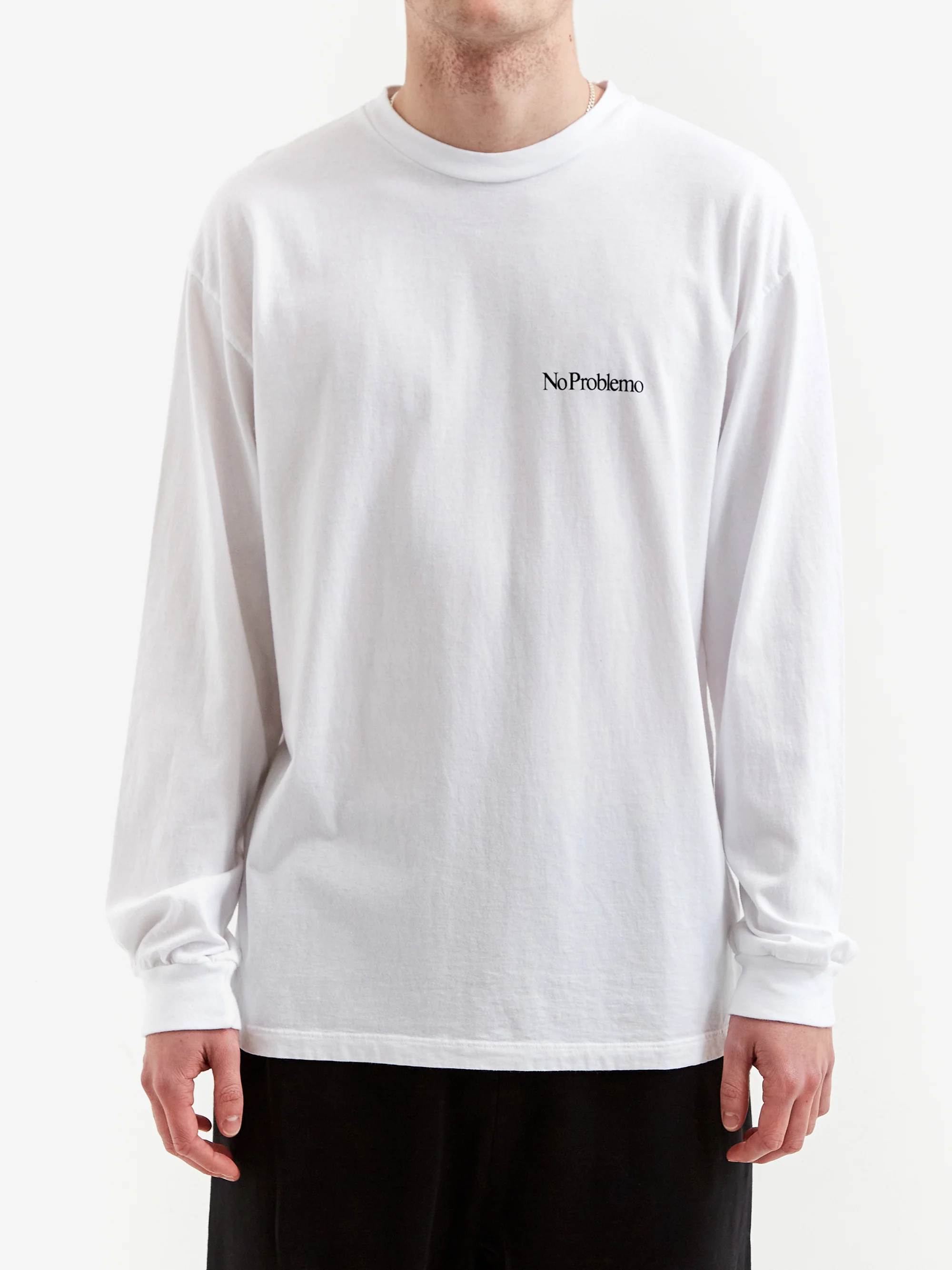 No Problem Mini Problemo Long-Sleeve T-Shirt - White - Image 2