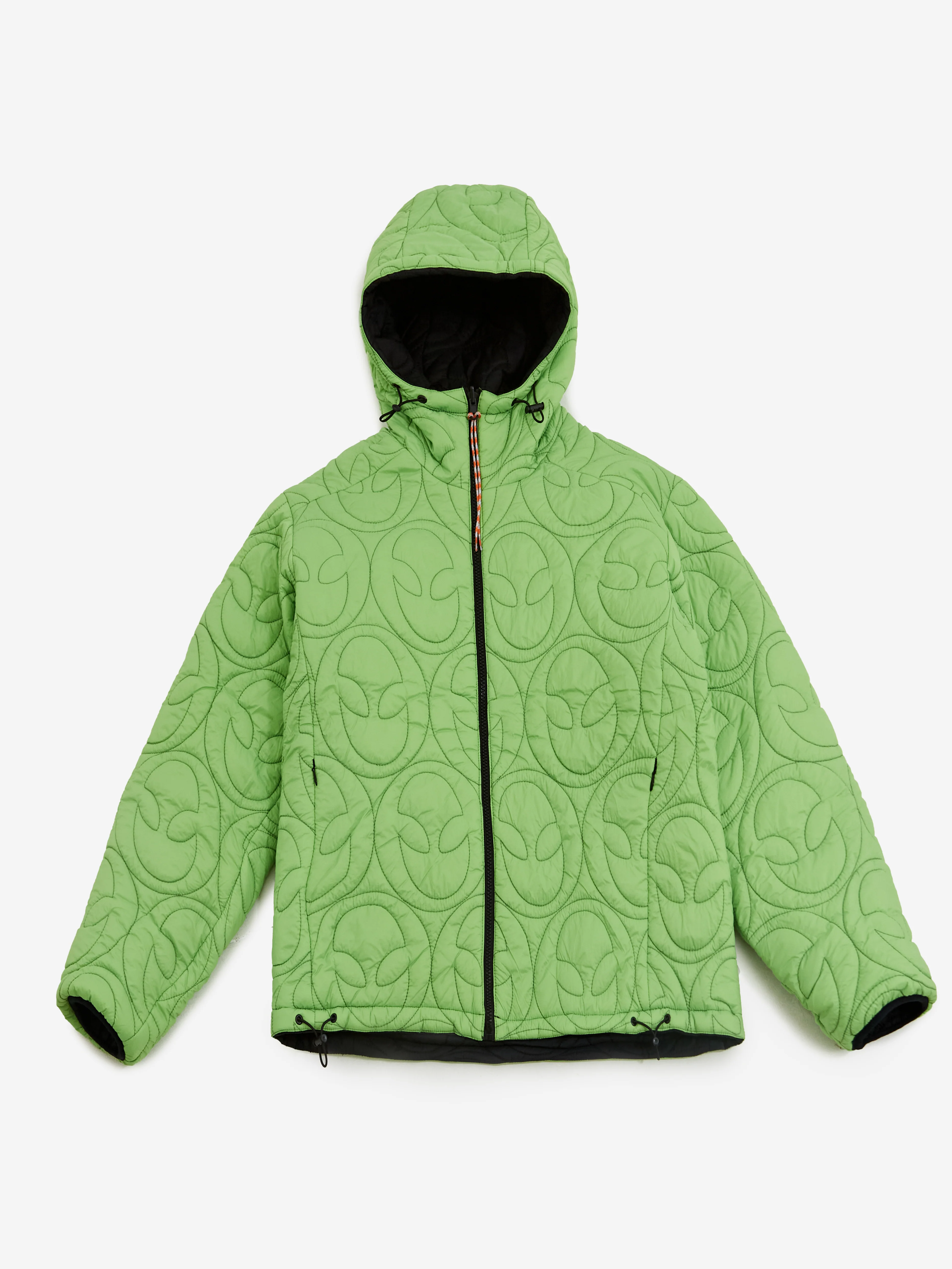 No Problemo Alien Quilted Liner Jacket - Black - Image 2