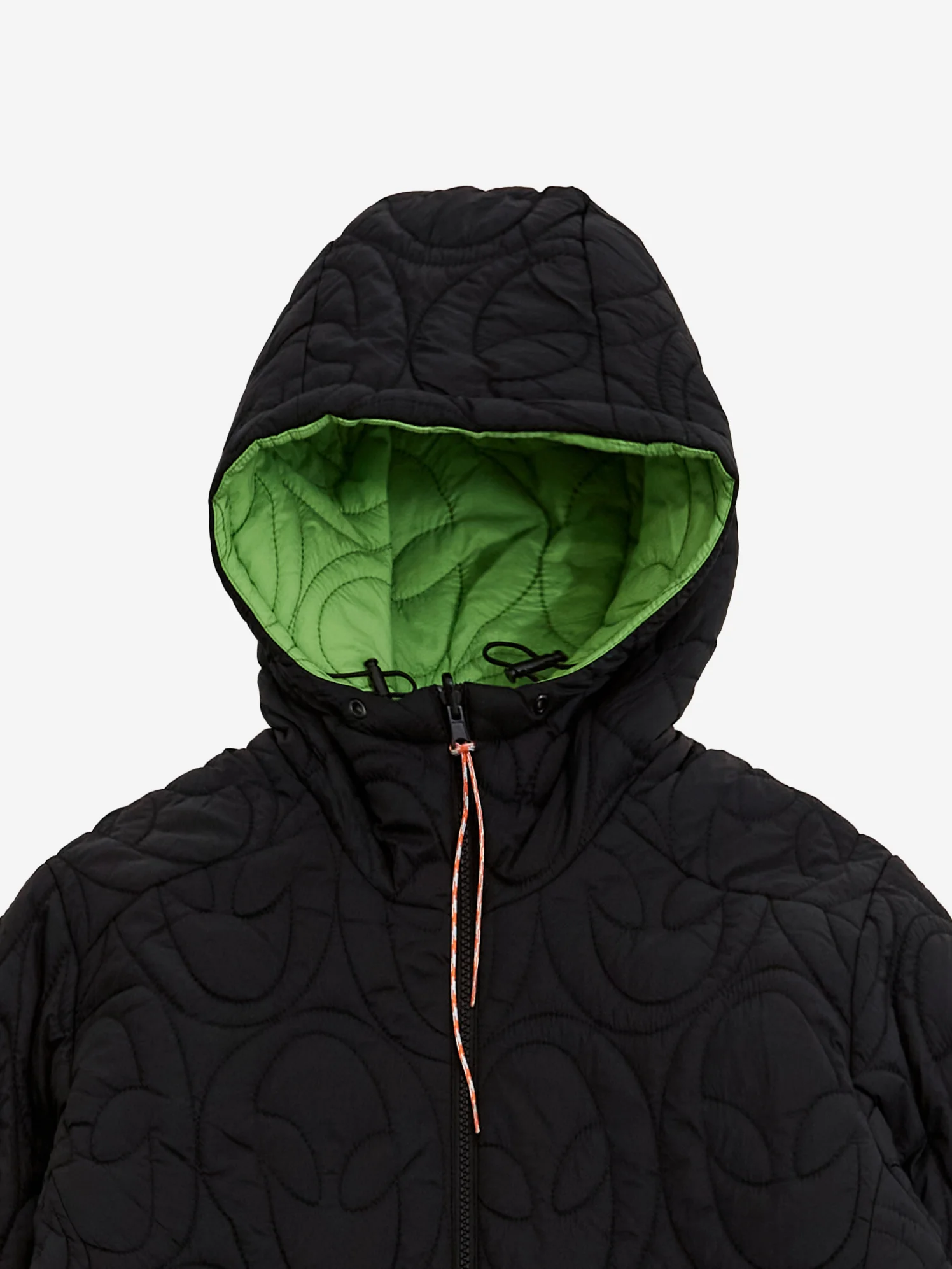 No Problemo Alien Quilted Liner Jacket - Black - Image 3