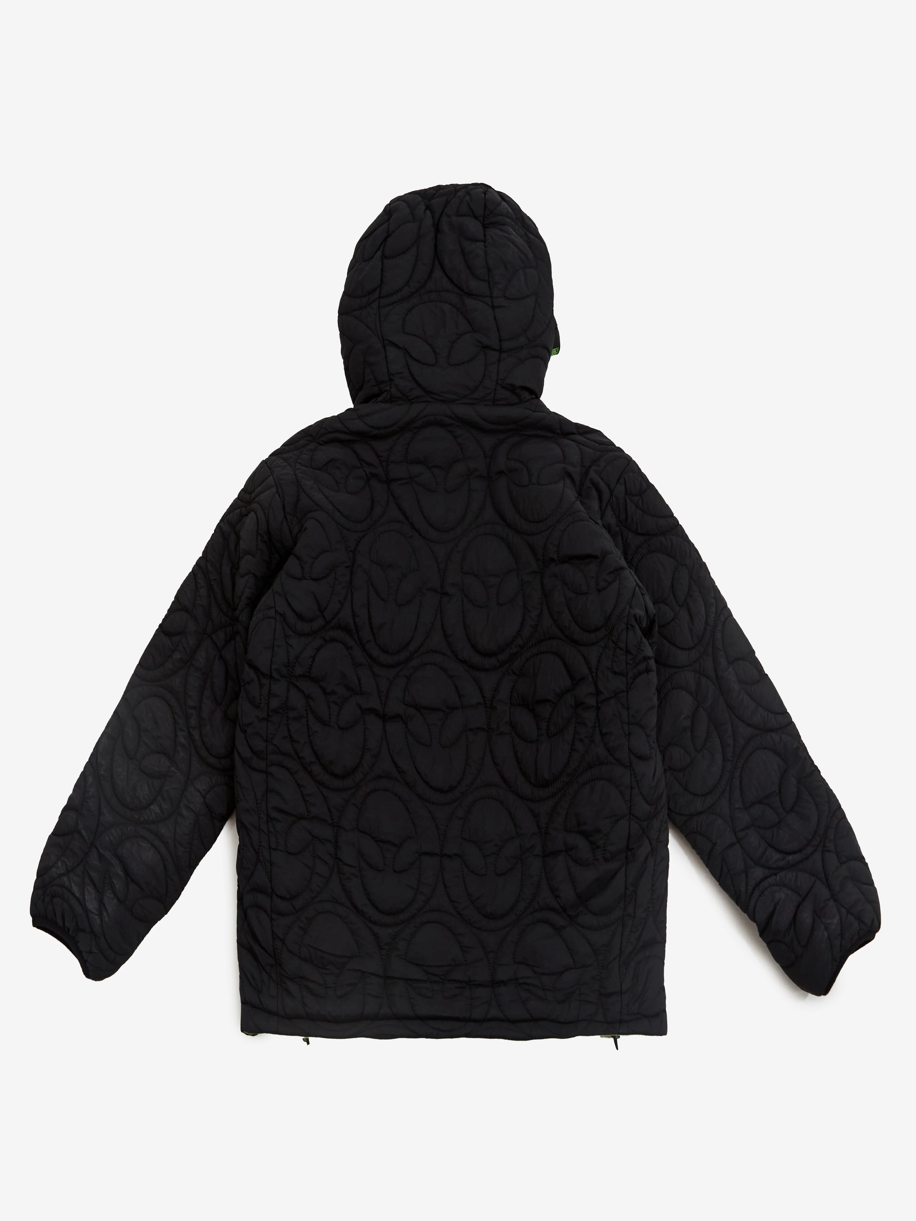 No Problemo Alien Quilted Liner Jacket - Black - Image 4