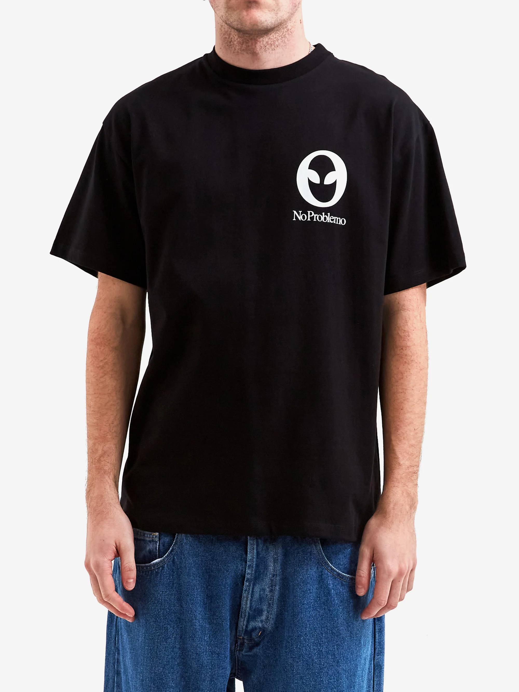 No Problemo Alieno Short Sleeve T Shirt - Black - Image 2