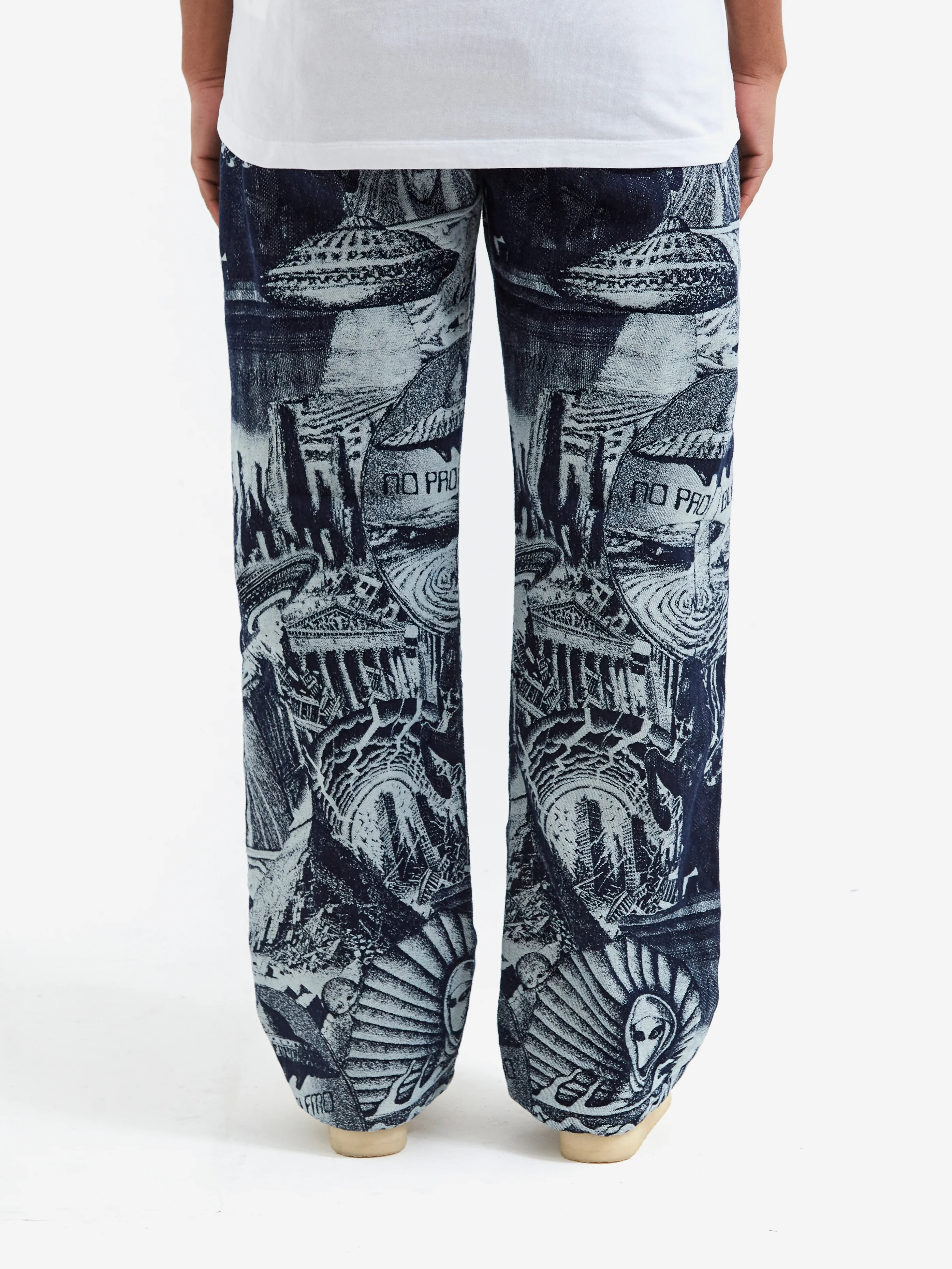 No Problemo Apocalypse Jacquard Bagi Jean W - Blue - Image 3