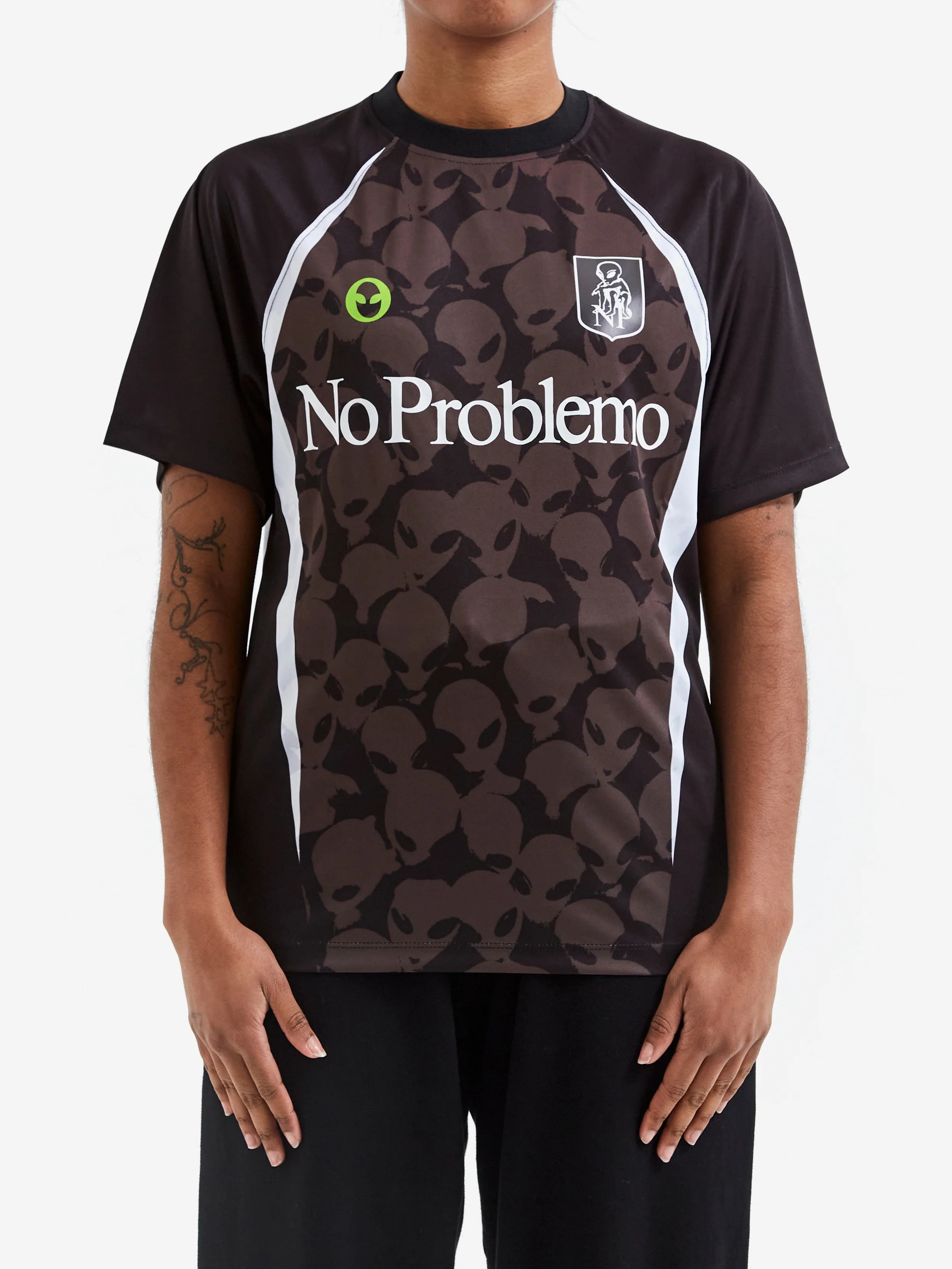 No Problemo Area 51 Football Shirt W - Black