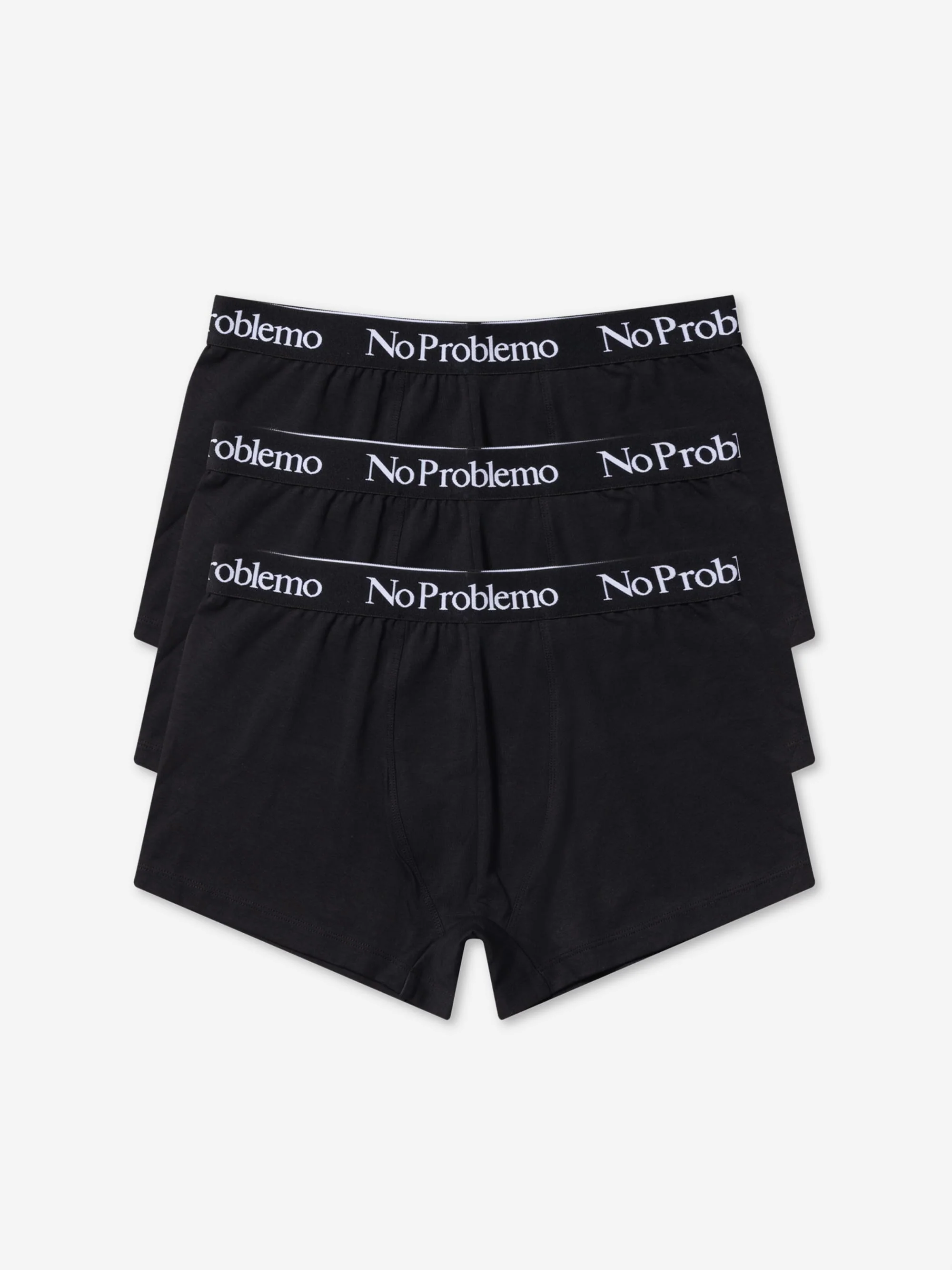 No Problemo Boxer Briefs Multi Pack - Black