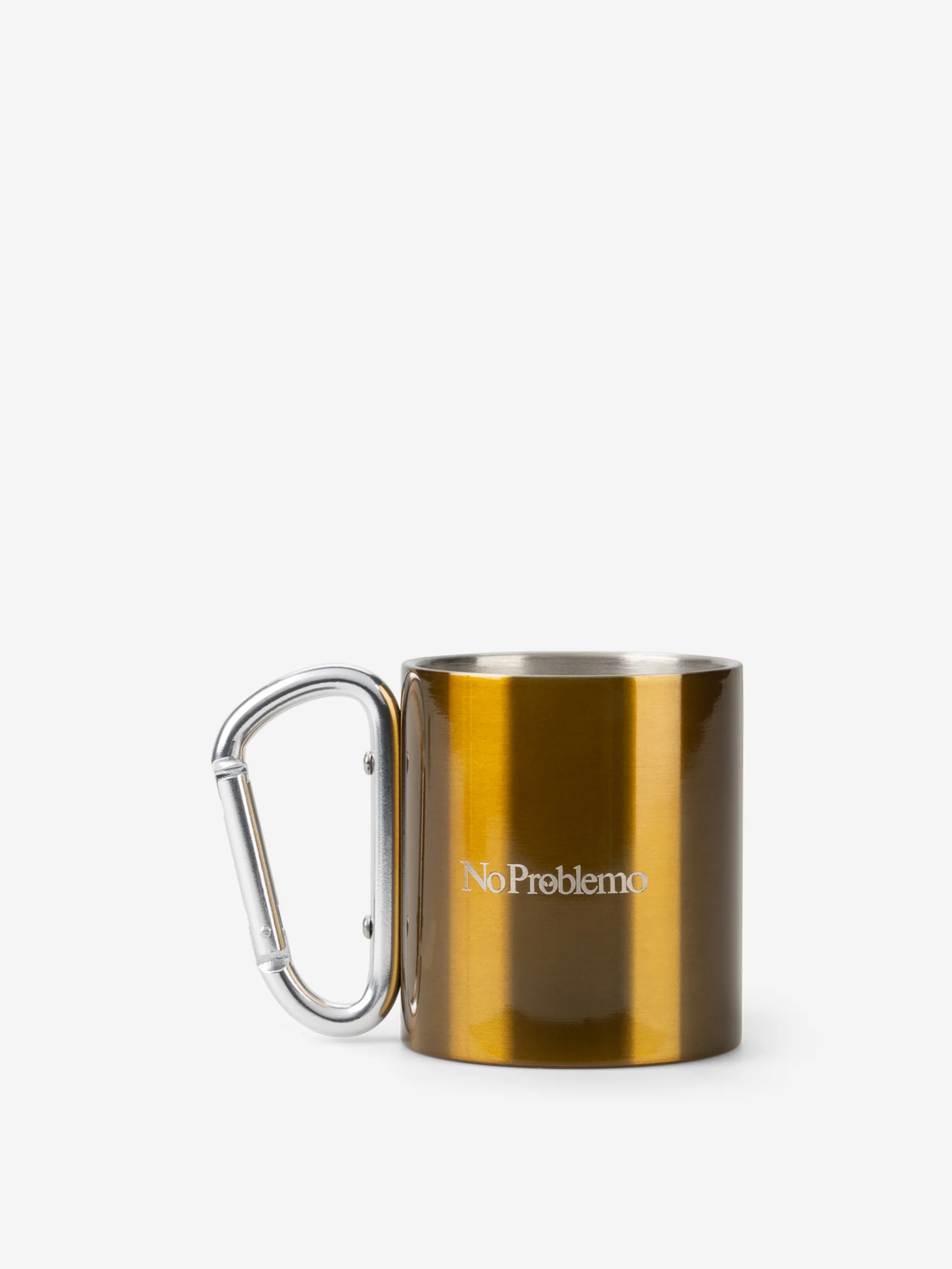 No Problemo Carabiner Mug - Khaki - Image 2