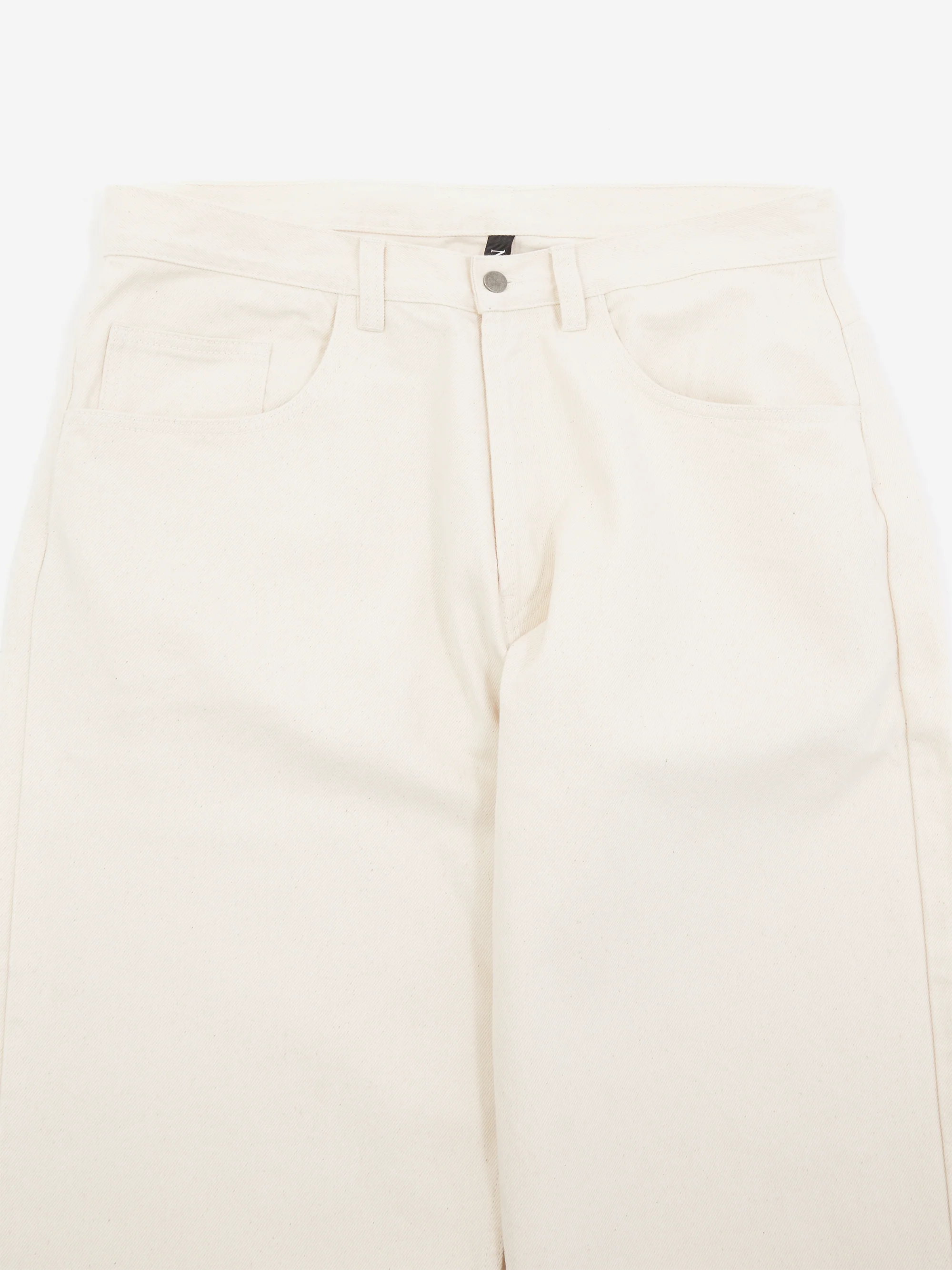 No Problemo Denim Loose Fit Jeans - Ecru - Image 3