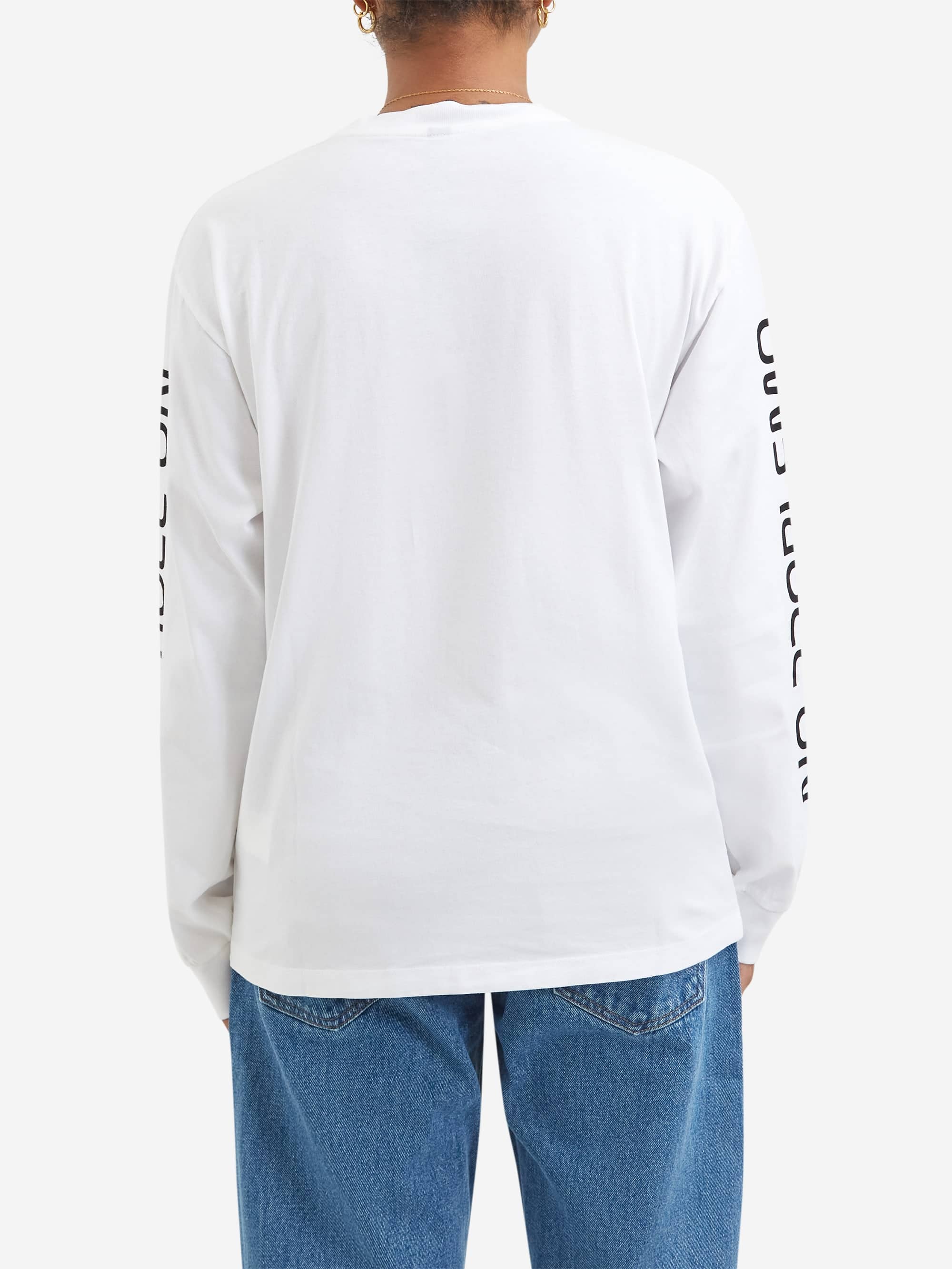 No Problemo Dimensional Longsleeve Tee W - White - Image 3