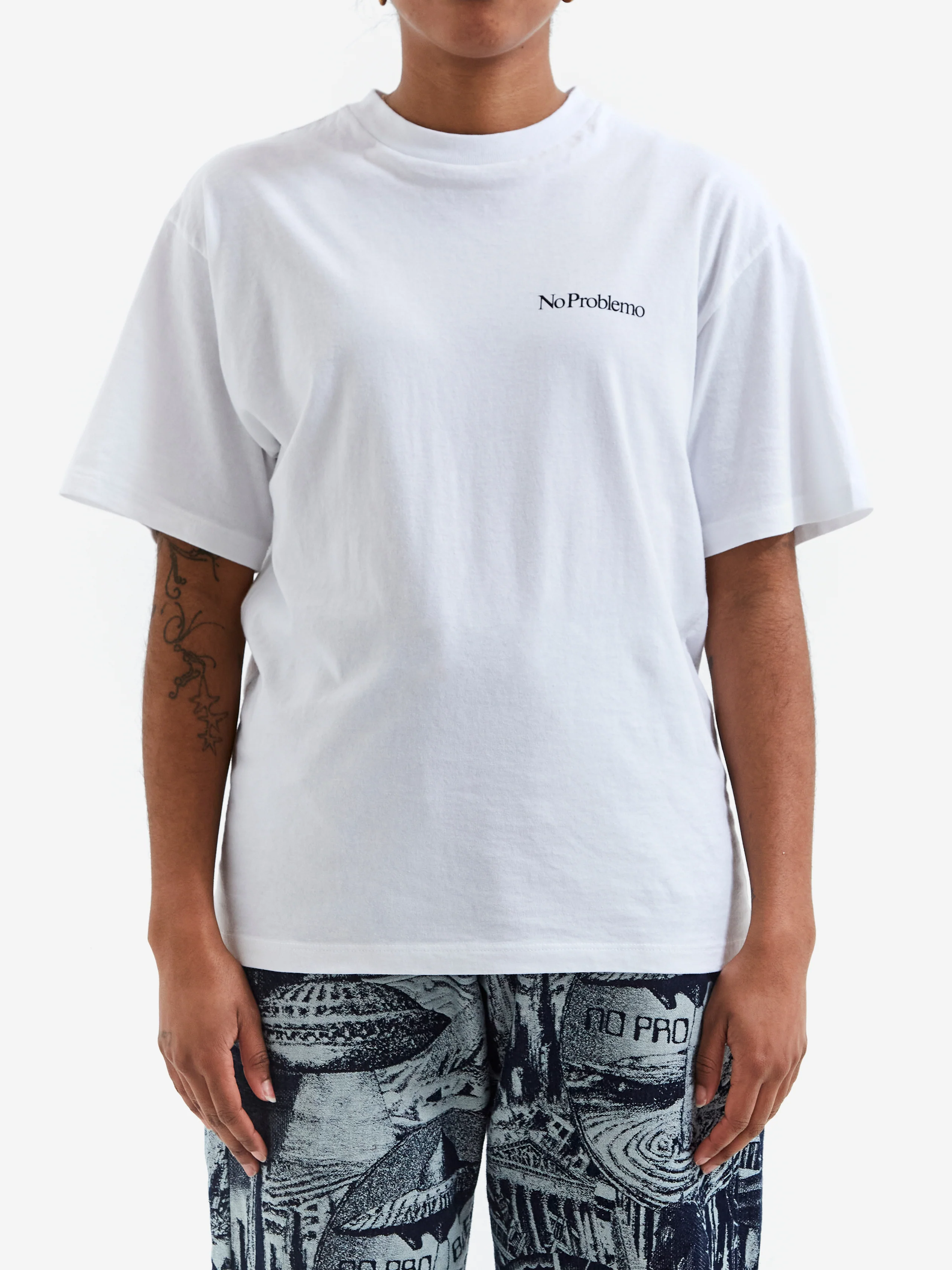 No Problemo Eau De Problemo SS Tee - White