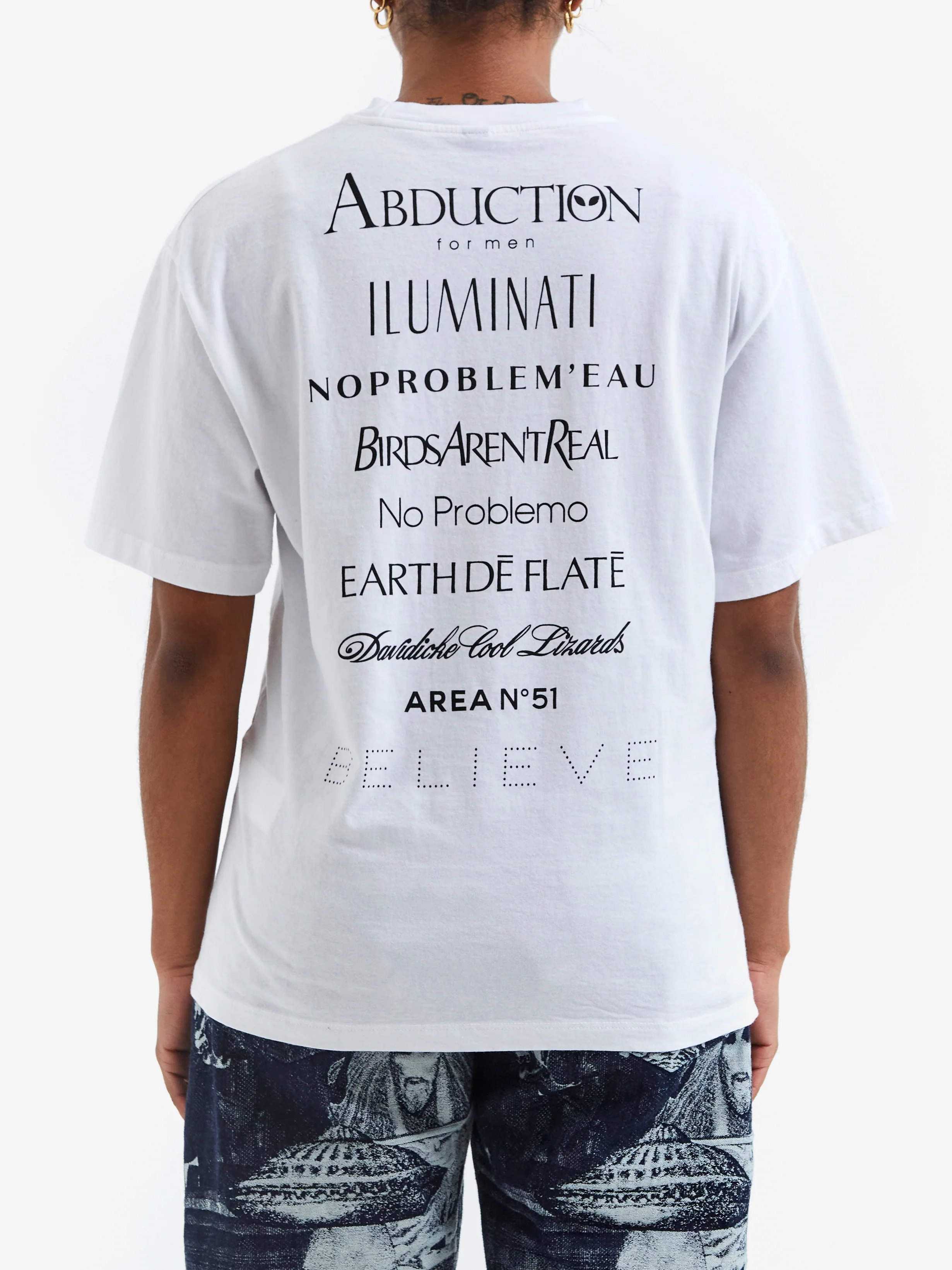 No Problemo Eau De Problemo SS Tee - White - Image 3