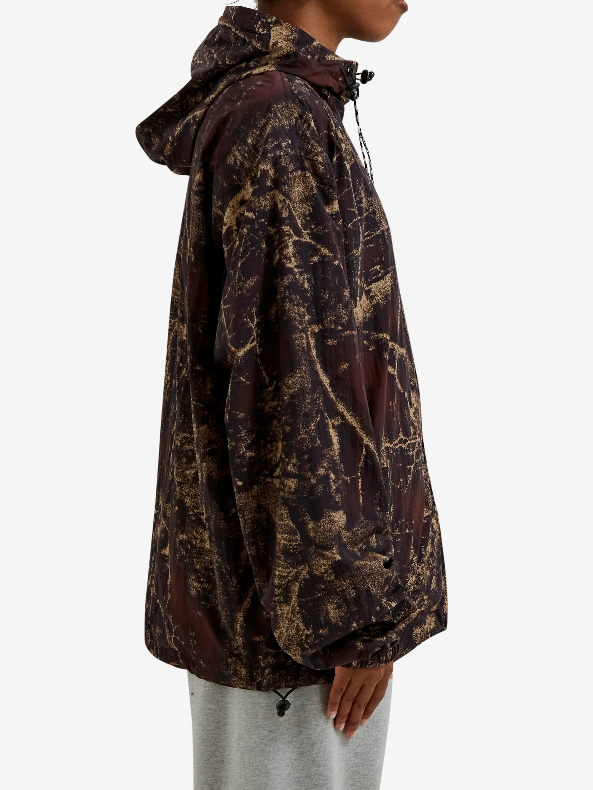No Problemo Forest Glitch Nylon Jacket W - Camo - Image 3