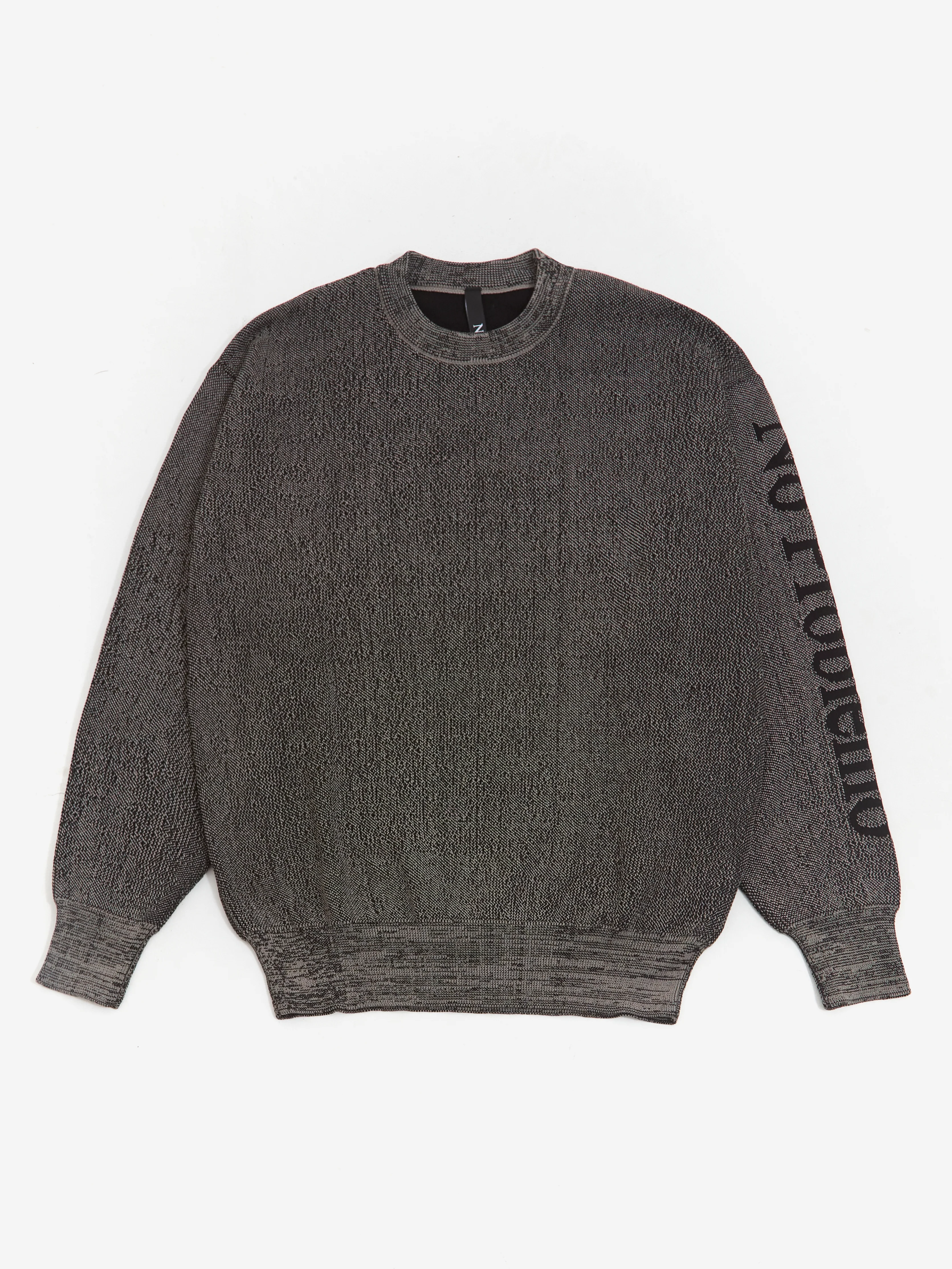 No Problemo Glitch Knit Crew Neck - Black
