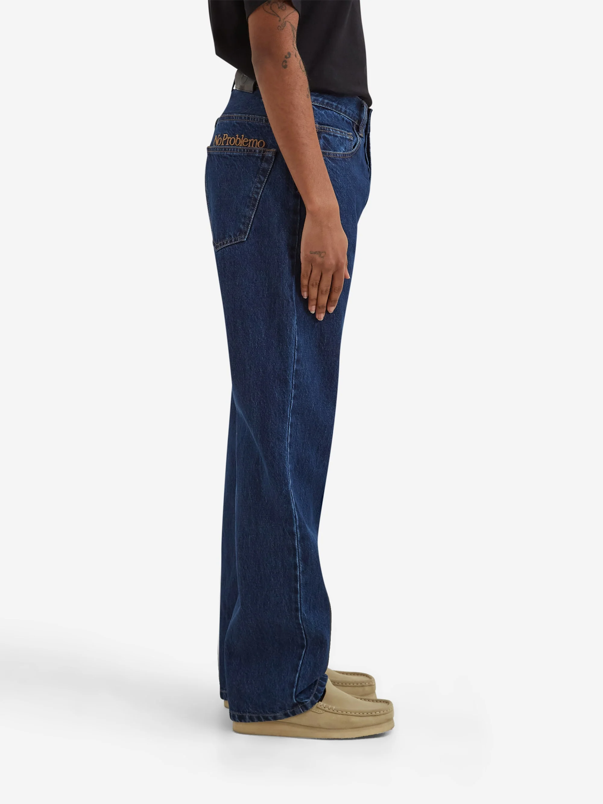 No Problemo Heavyweight Bagi Jean W - Blue - Image 2