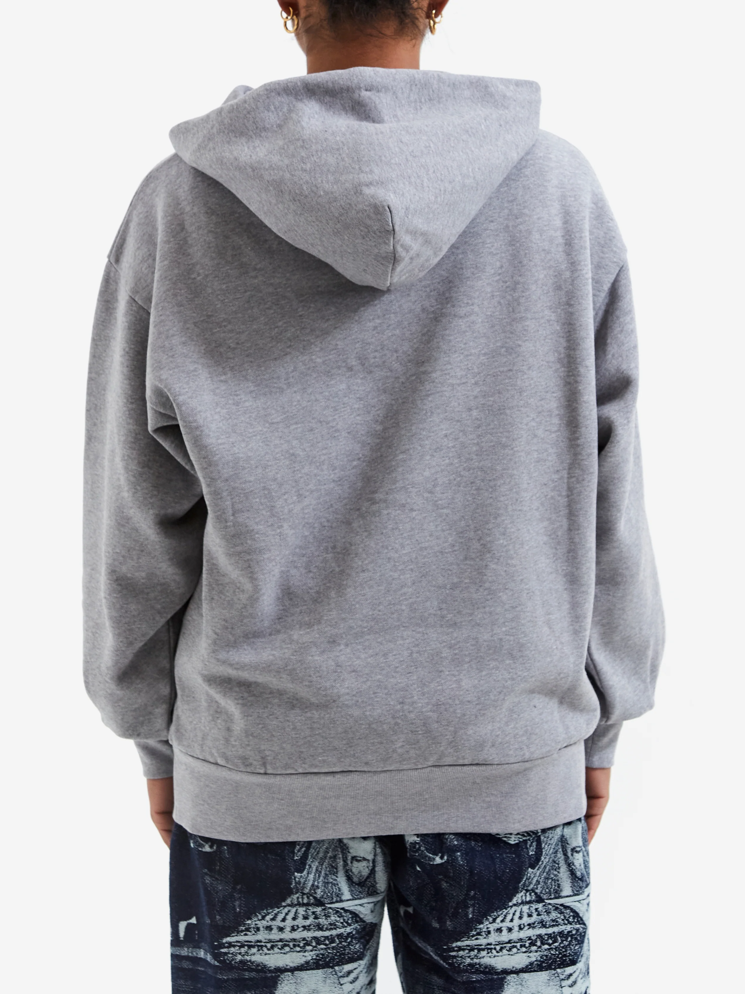 No Problemo Hoodie - Grey Marl - Image 3